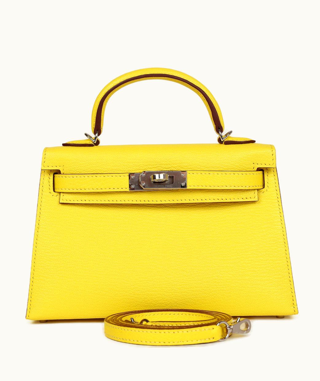 Hermès Hermès Birkin 42cm - Jaune Citron - Clemence - Sellier - Palladium (PHW)