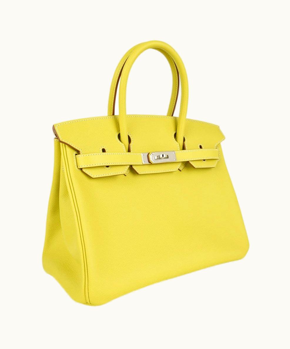Hermès Hermès Birkin 42cm - Lime - Clemence - Sellier - Palladium (PHW)