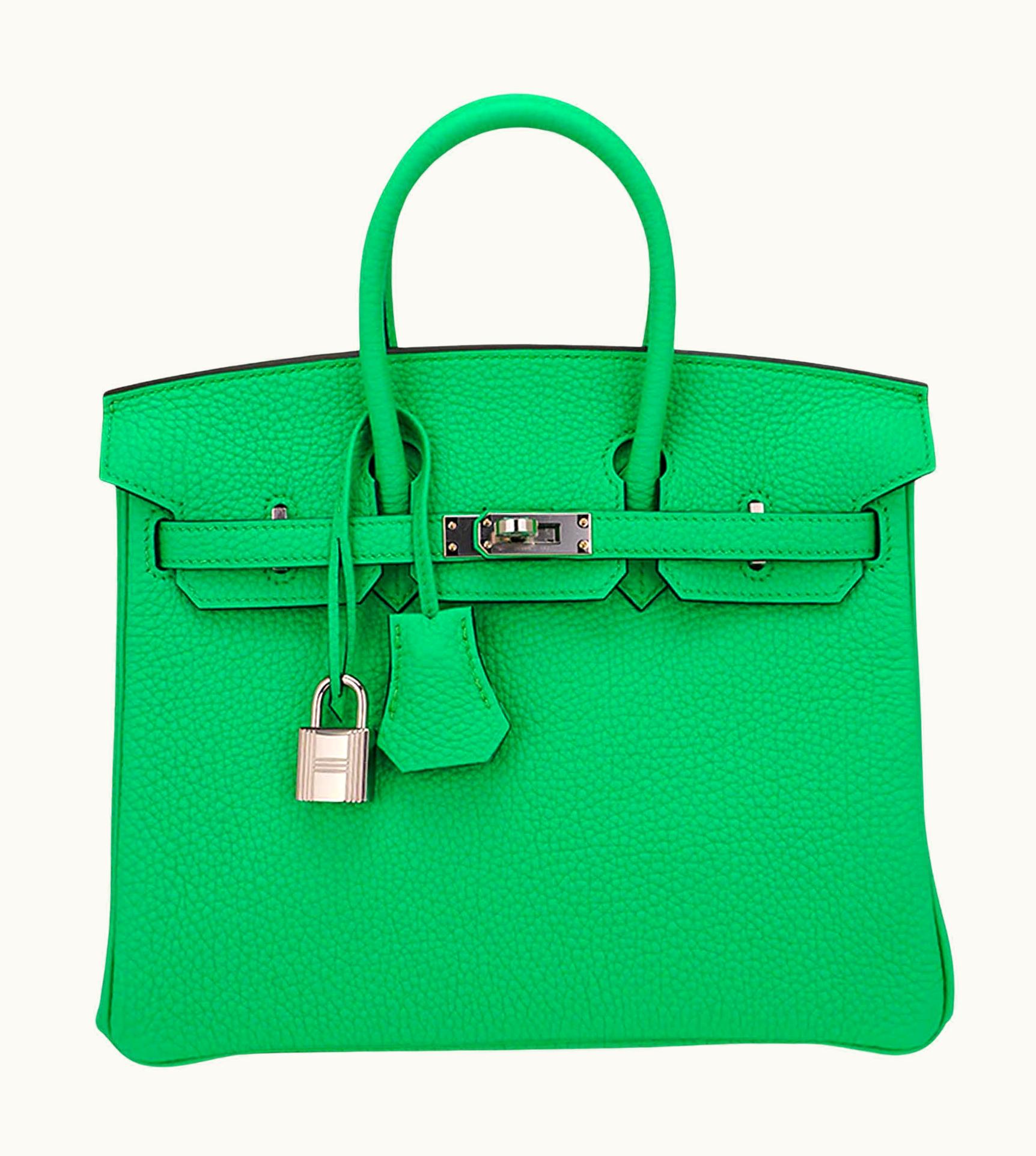 Hermès Hermès Birkin 42cm - Vert Comics - Swift - Retourne - Palladium (PHW)