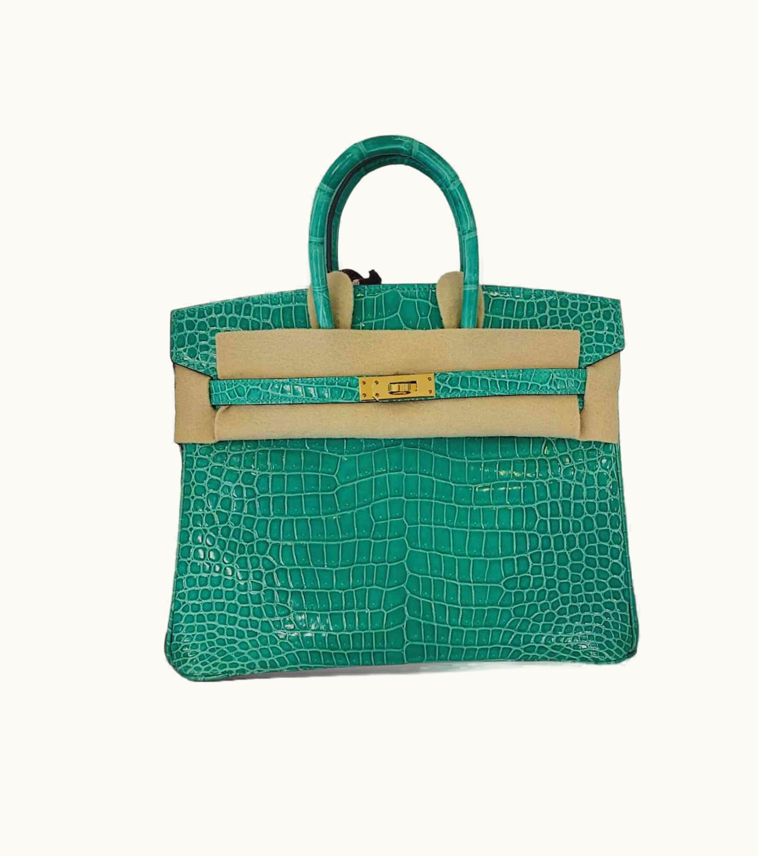 Hermès Hermès Birkin 42cm - Vert Jade - Swift - Sellier - Gold (GHW)