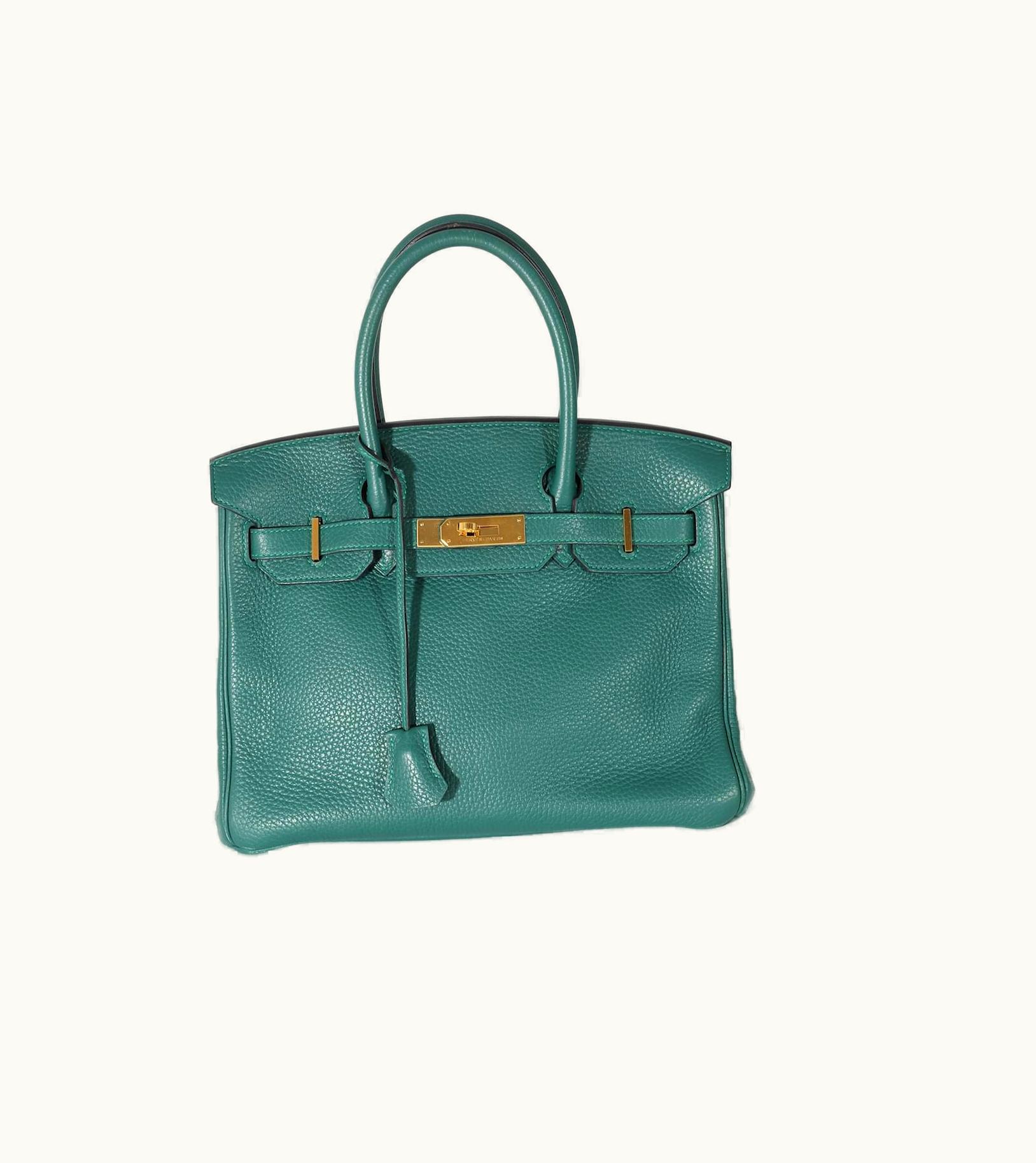 Hermès Hermès Birkin 42cm - Malachite - Togo - Retourne - Gold (GHW)