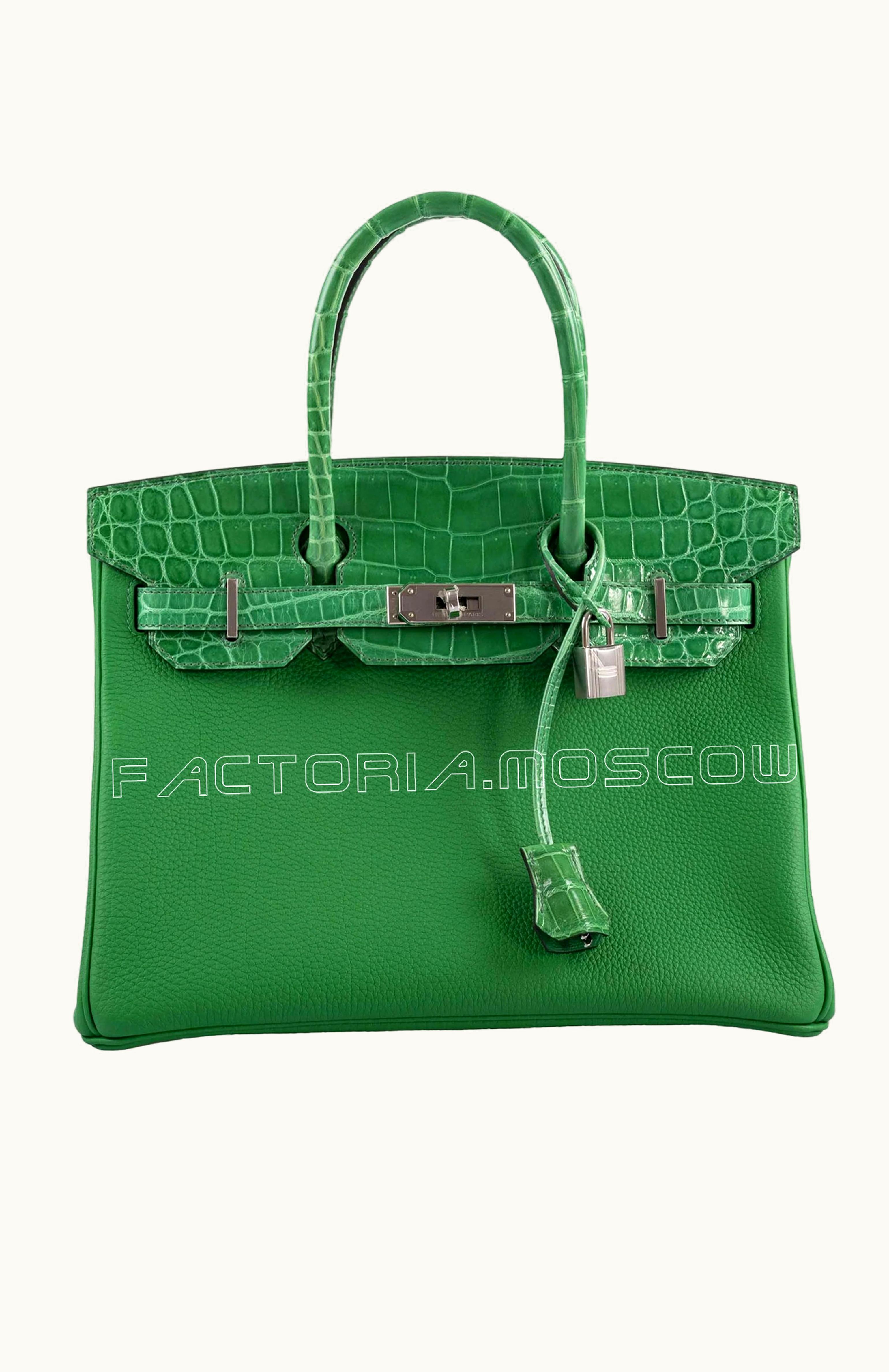 Hermès Hermès Birkin 42cm - Bambou - Epsom - Sellier - Palladium (PHW)