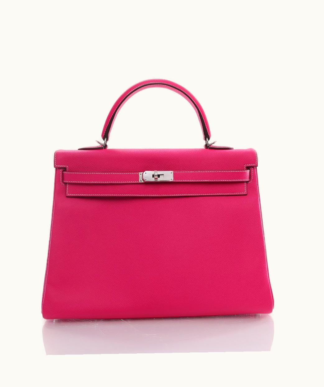 Hermès Hermès Birkin 42cm - Rose Tyrien - Clemence - Sellier - Palladium (PHW)