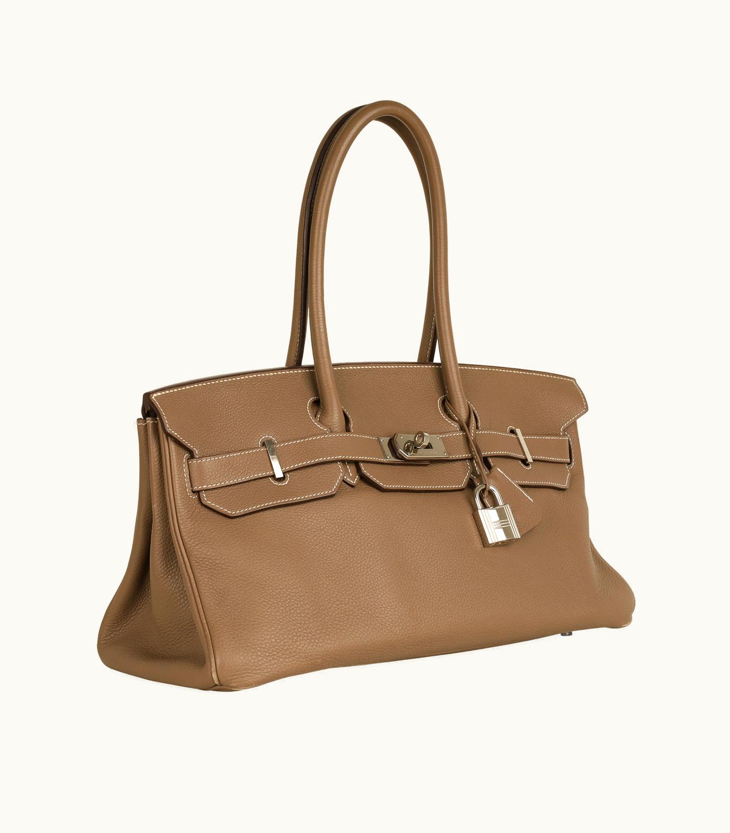 Hermès Hermès Birkin 42cm - Etoupe - Epsom - Retourne - Palladium (PHW)