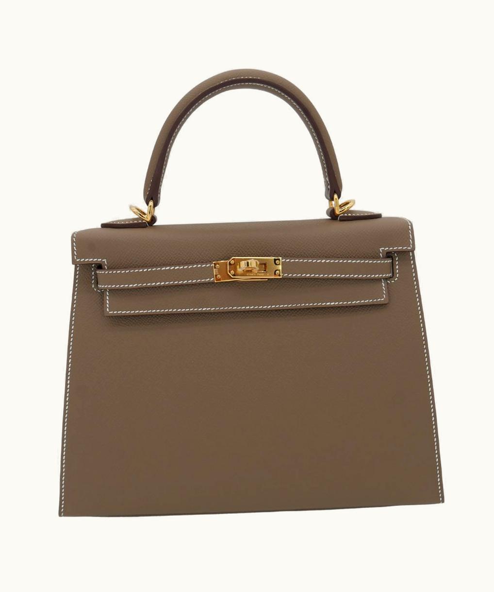 Hermès Hermès Birkin 42cm - Etoupe - Epsom - Sellier - Gold (GHW)