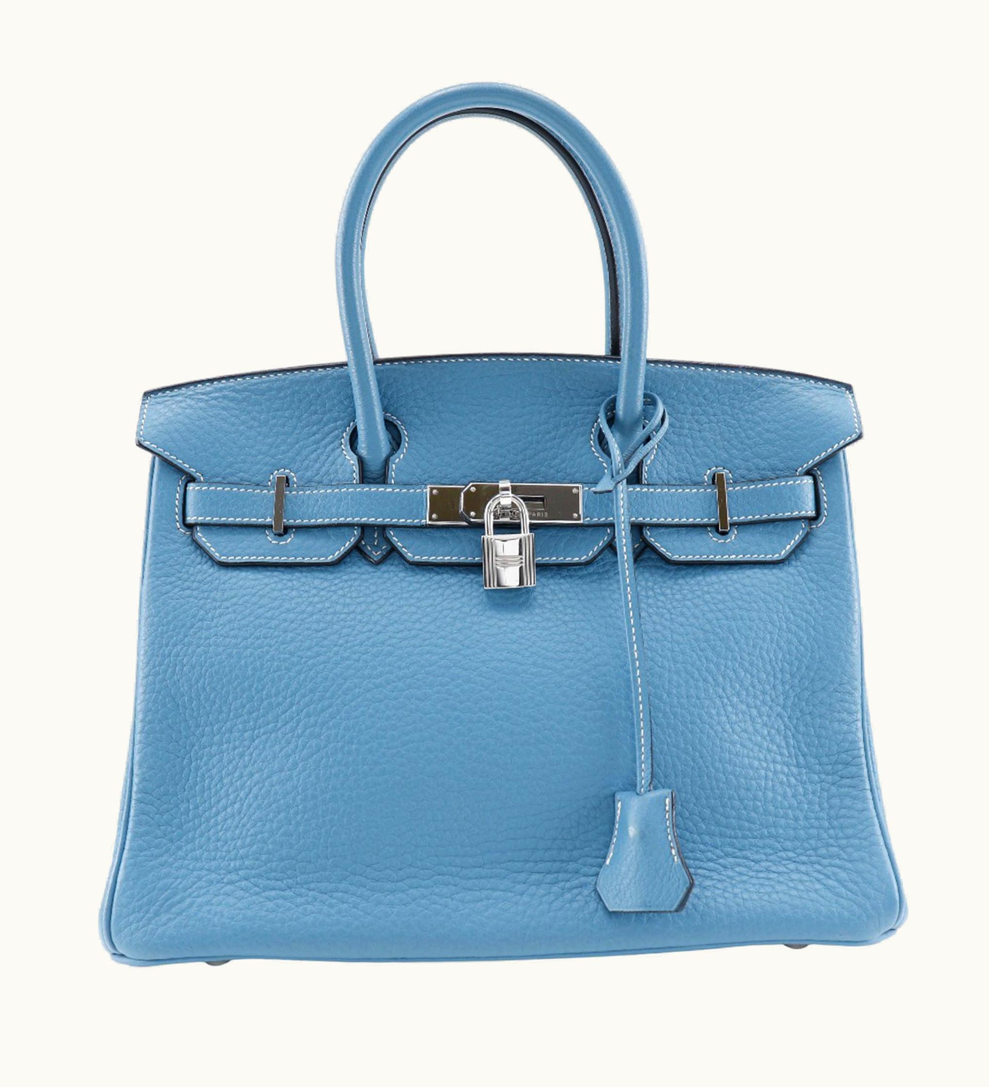 Hermès Hermès Birkin 42cm - Etain - Clemence - Retourne - Palladium (PHW)