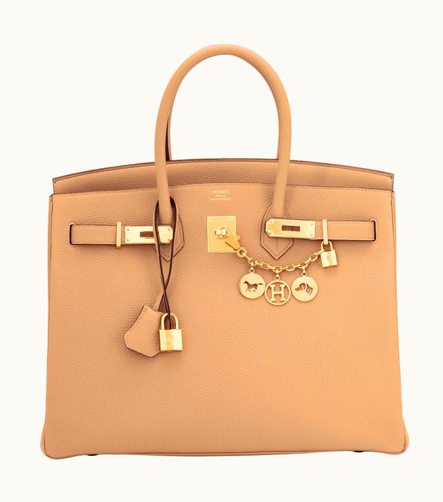 Hermès Hermès Birkin 42cm - Biscuit - Togo - Retourne - Gold (GHW)