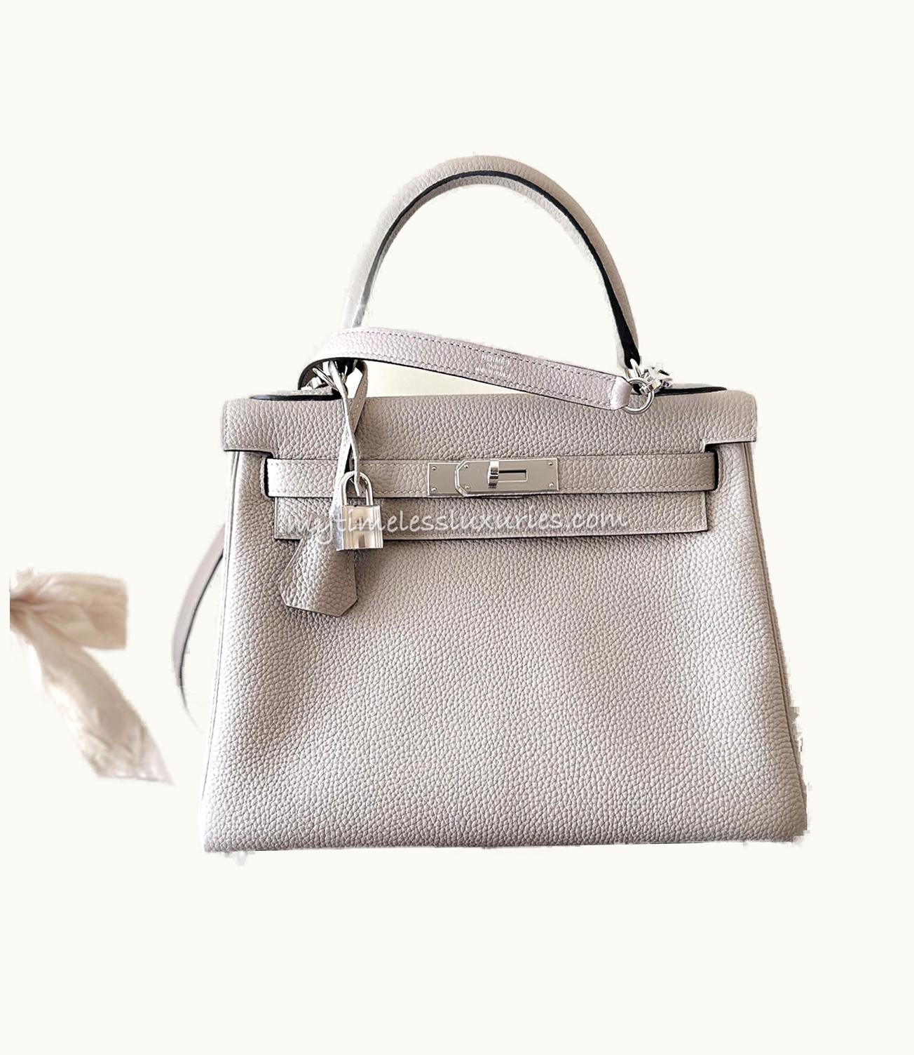 Hermès Hermès Birkin 42cm - Gris Tourterelle - Togo - Retourne - Palladium (PHW)