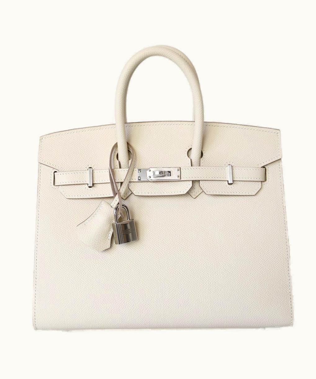 Hermès Hermès Birkin 42cm - Craie - Clemence - Sellier - Palladium (PHW)