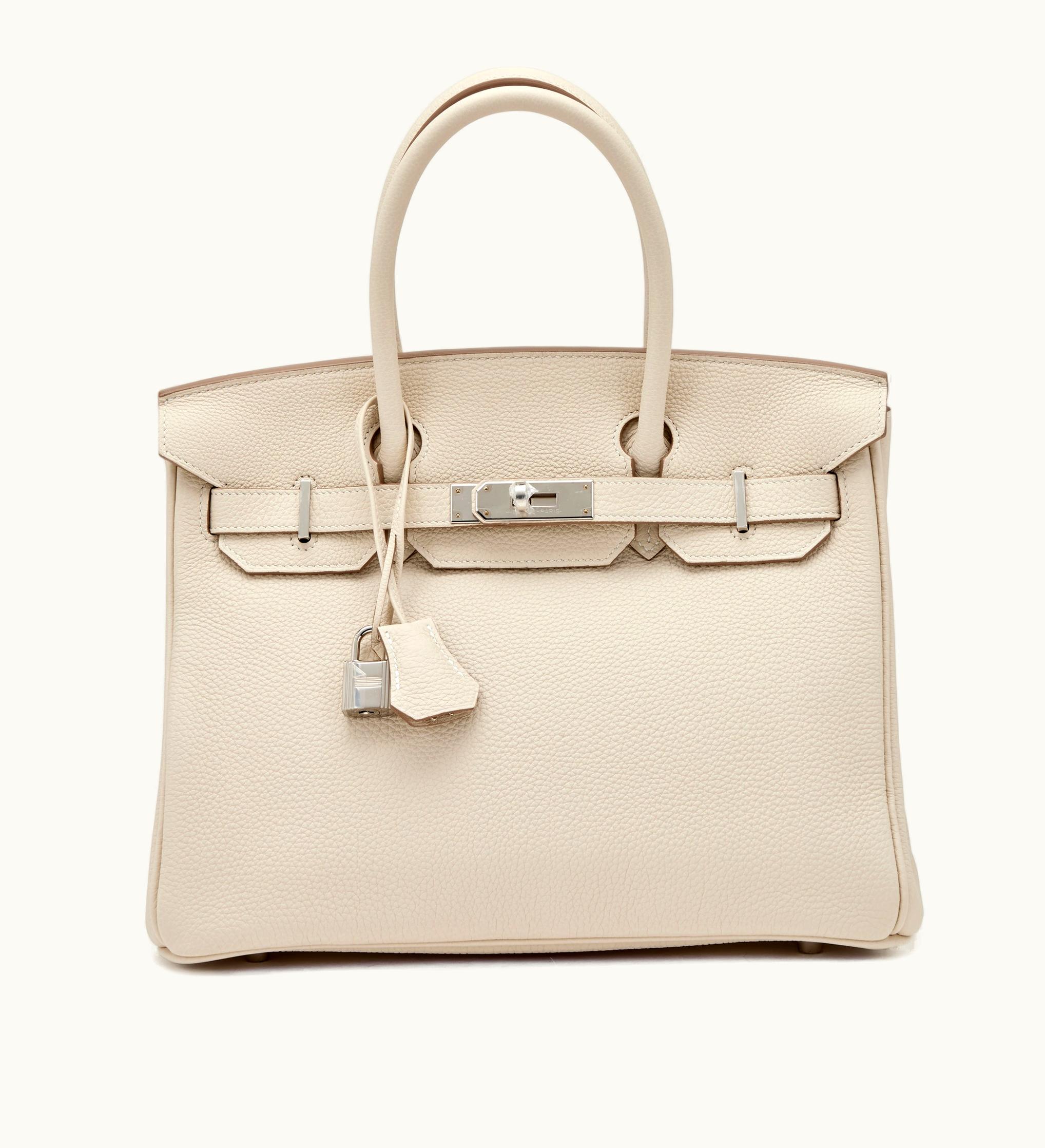 Hermès Hermès Birkin 42cm - Craie - Togo - Retourne - Palladium (PHW)
