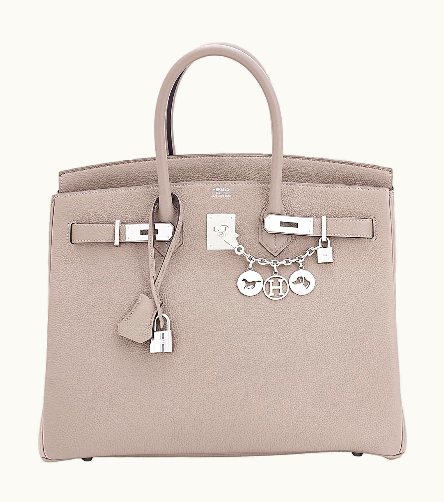Hermès Hermès Birkin 42cm - Gris Asphalte - Clemence - Retourne - Palladium (PHW)