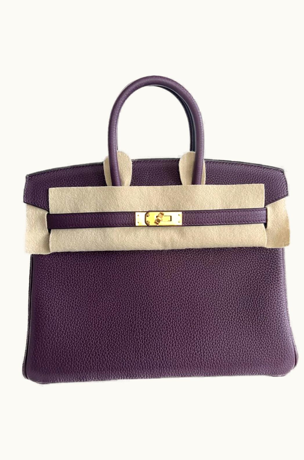 Hermès Hermès Birkin 42cm - Cassis - Togo - Sellier - Gold (GHW)