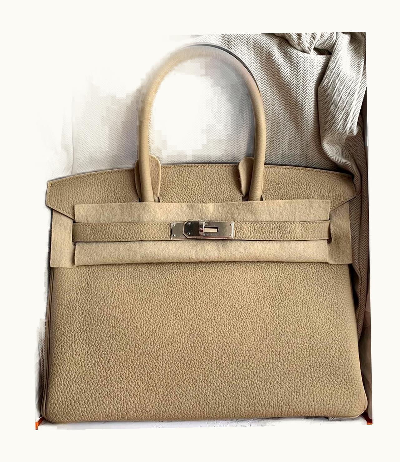 Hermès Hermès Birkin 42cm - Trench - Epsom - Sellier - Palladium (PHW)