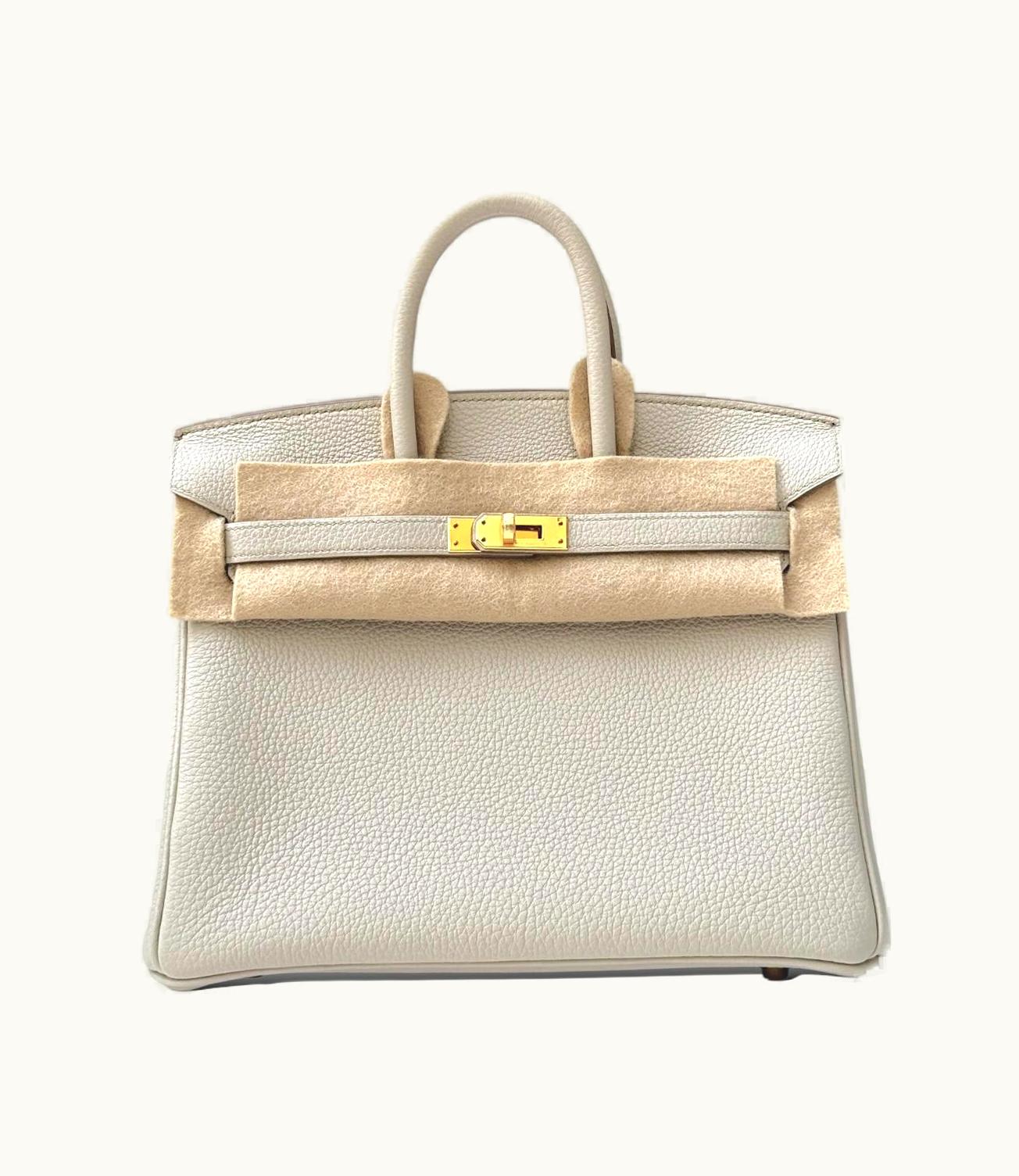 Hermès Hermès Birkin 42cm - Beton - Togo - Retourne - Gold (GHW)