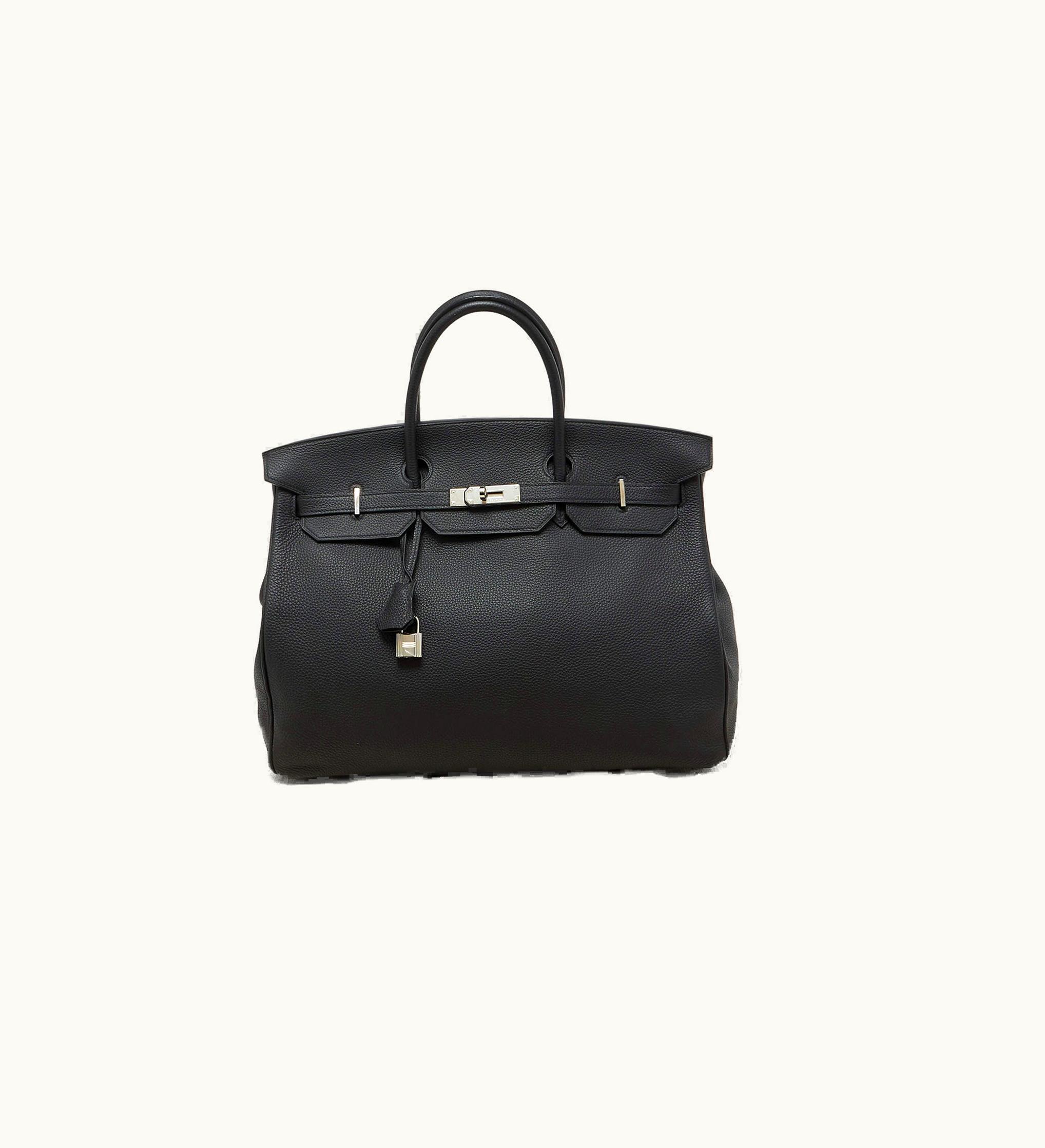 Hermès Hermès Birkin 42cm - Noir - Epsom - Sellier - Palladium (PHW)