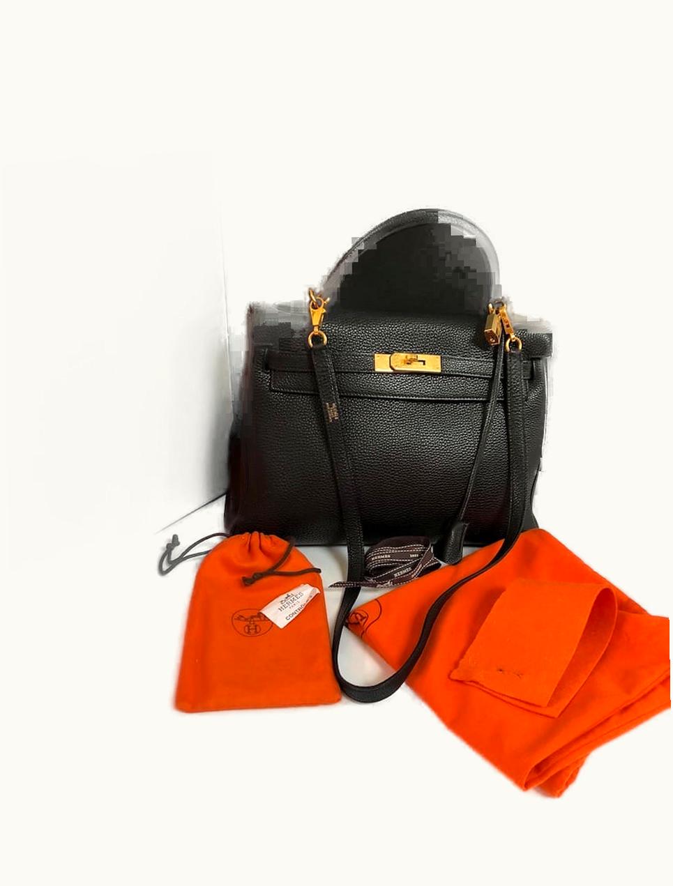 Hermès Hermès Birkin 42cm - Black - Epsom - Sellier - Gold (GHW)