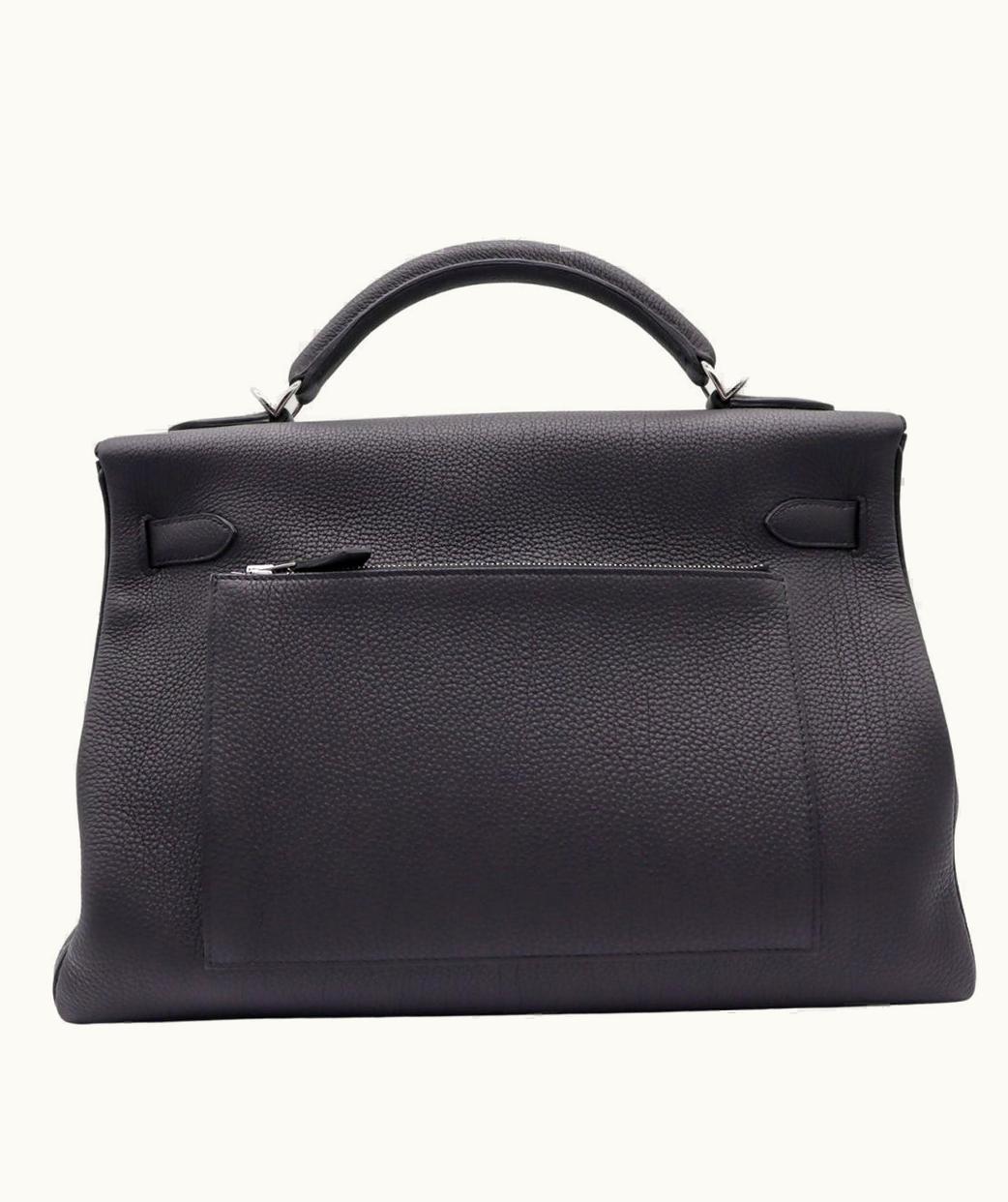 Hermès Hermès Birkin 42cm - Black - Swift - Retourne - Palladium (PHW)