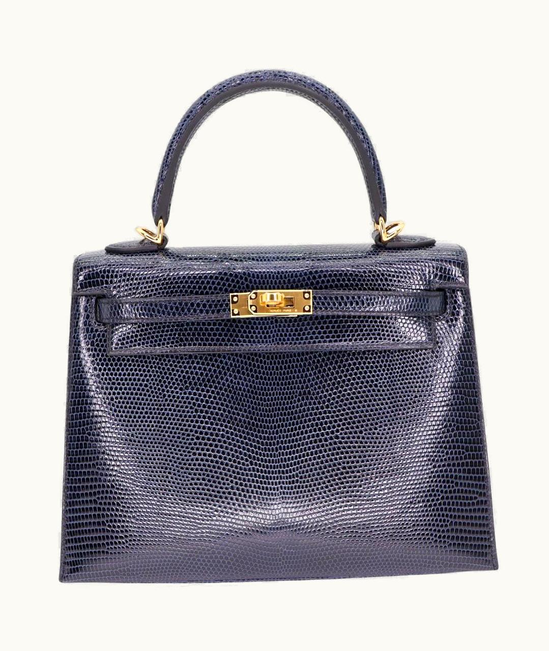 Hermès Hermès Kelly 20cm Mini - Bleu Indigo - Togo - Sellier - Gold (GHW)