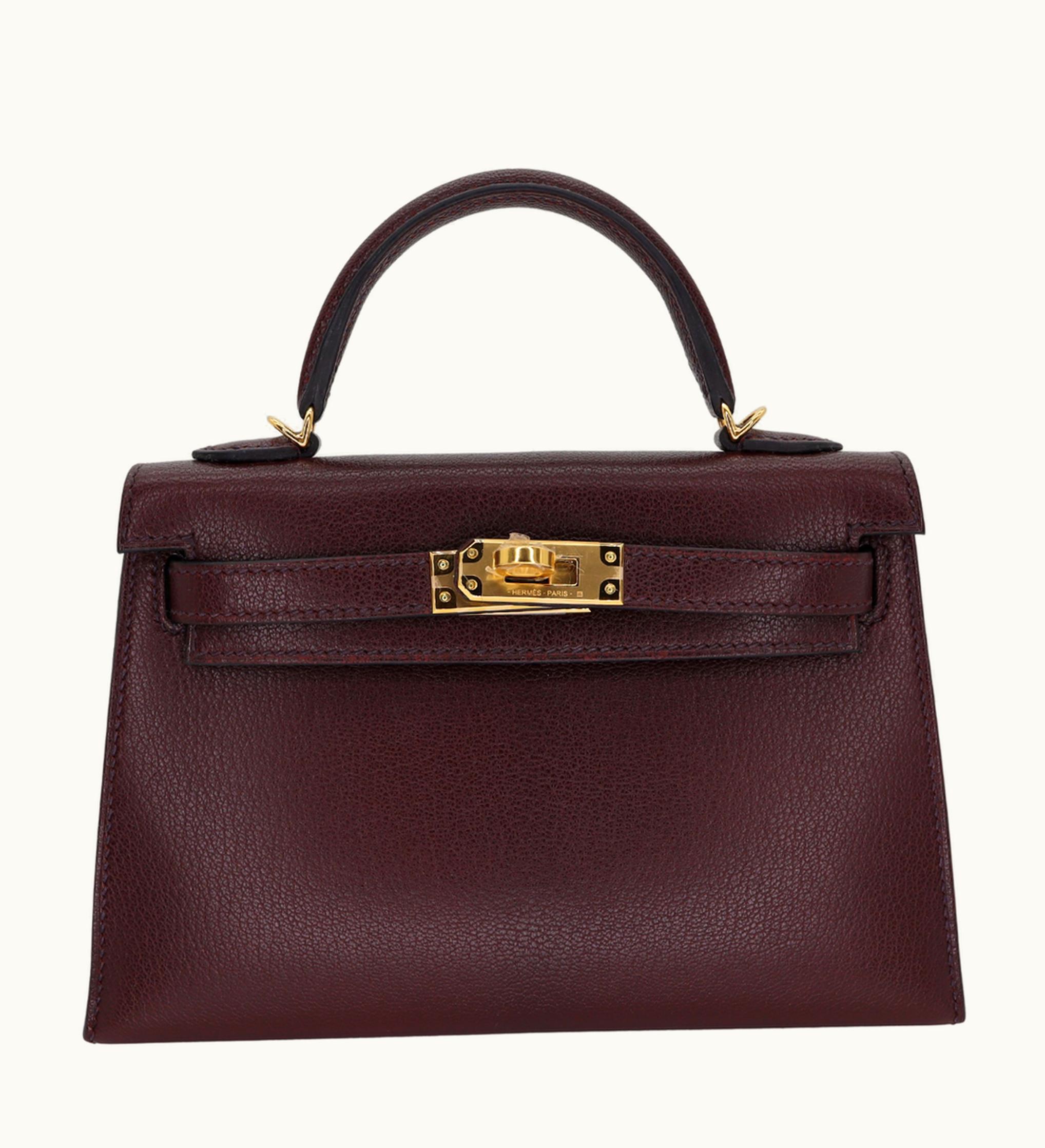 Hermès Hermès Kelly 20cm Mini - Rouge Sellier - Clemence - Sellier - Gold (GHW)