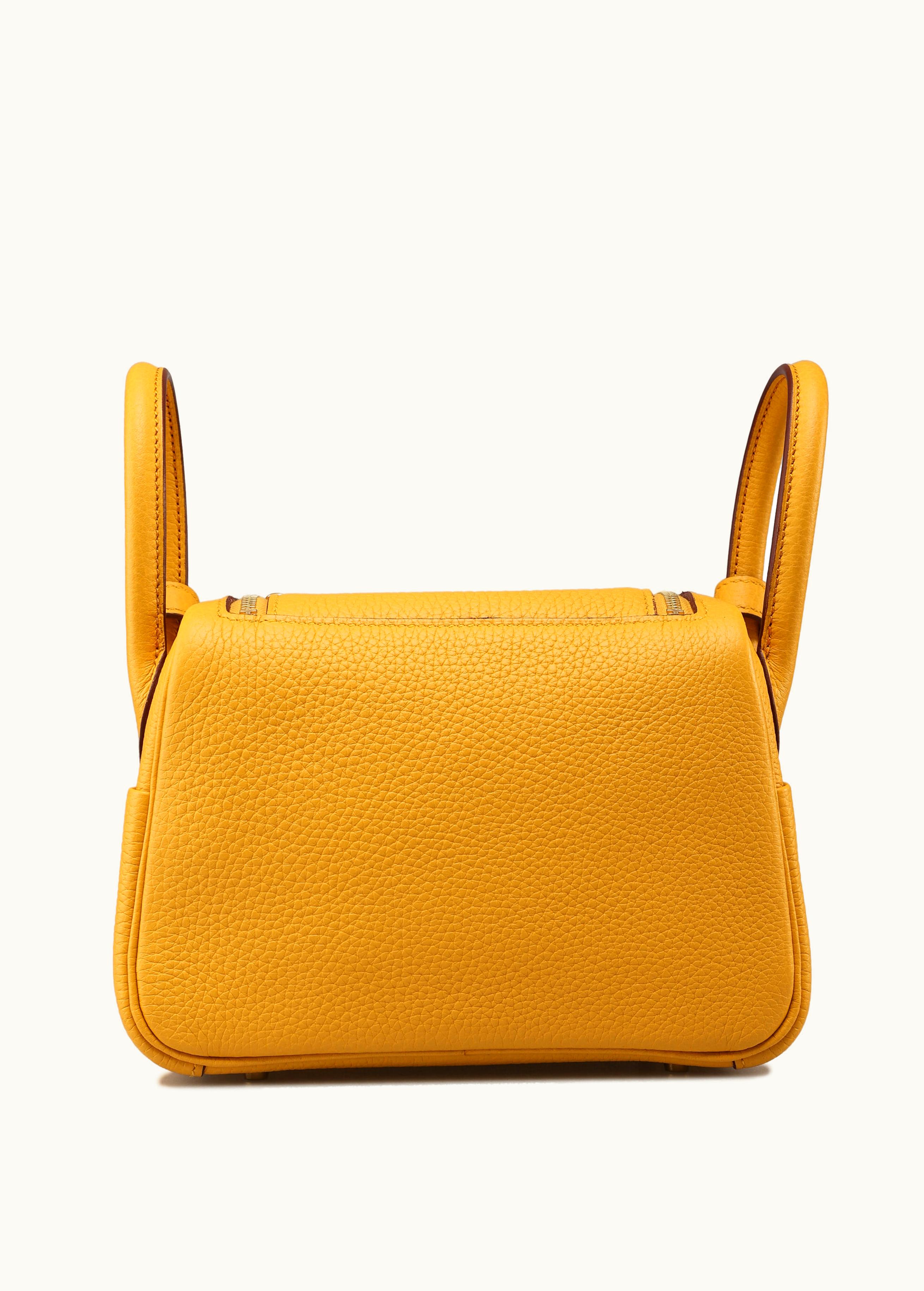 Hermès Hermès Kelly 20cm Mini - Jaune Ambre - Togo - Retourne - Gold (GHW)
