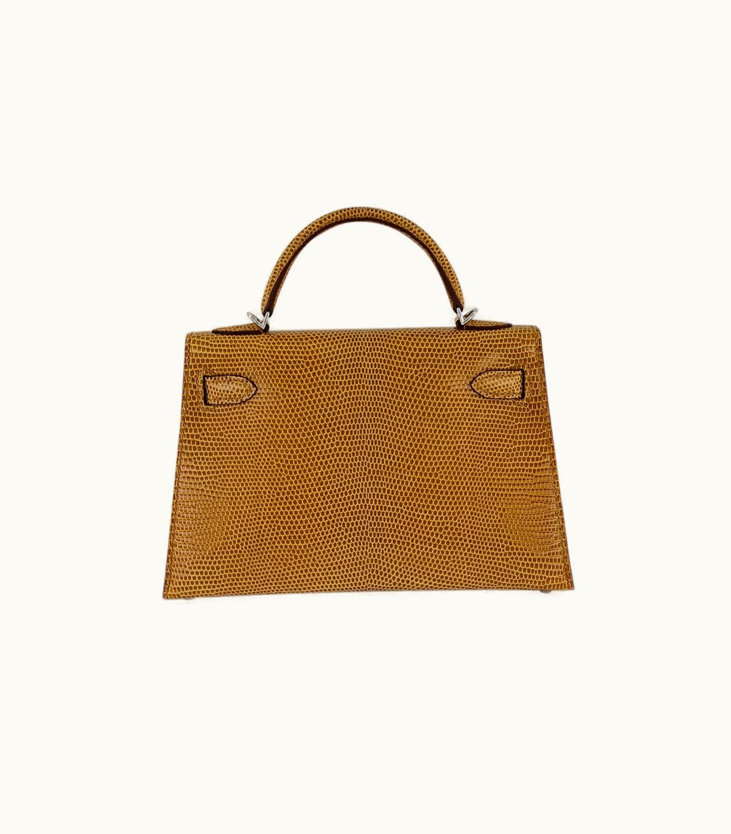 Hermès Hermès Kelly 20cm Mini - Sesame - Togo - Sellier - Palladium (PHW)