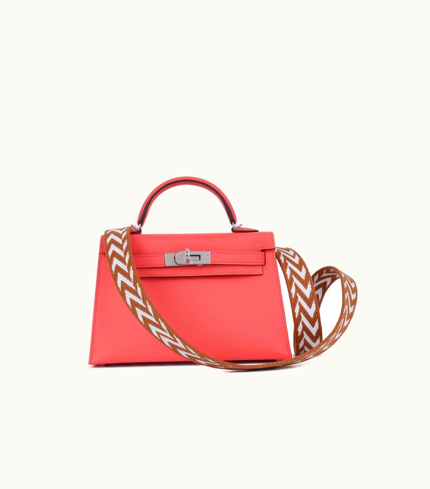 Hermès Hermès Kelly 20cm Mini - Rose Texas - Togo - Sellier - Palladium (PHW)