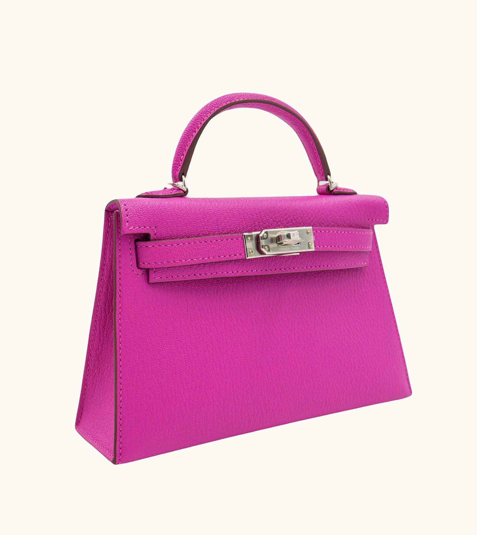 Hermès Hermès Kelly 20cm Mini - Magnolia - Epsom - Sellier - Palladium (PHW)