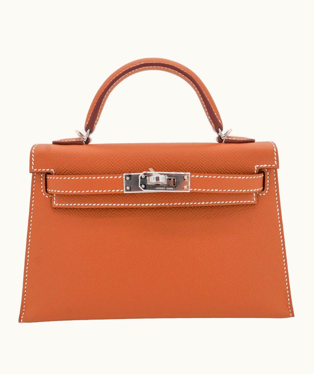 Hermès Hermès Kelly 20cm Mini - Gold - Clemence - Sellier - Palladium (PHW)