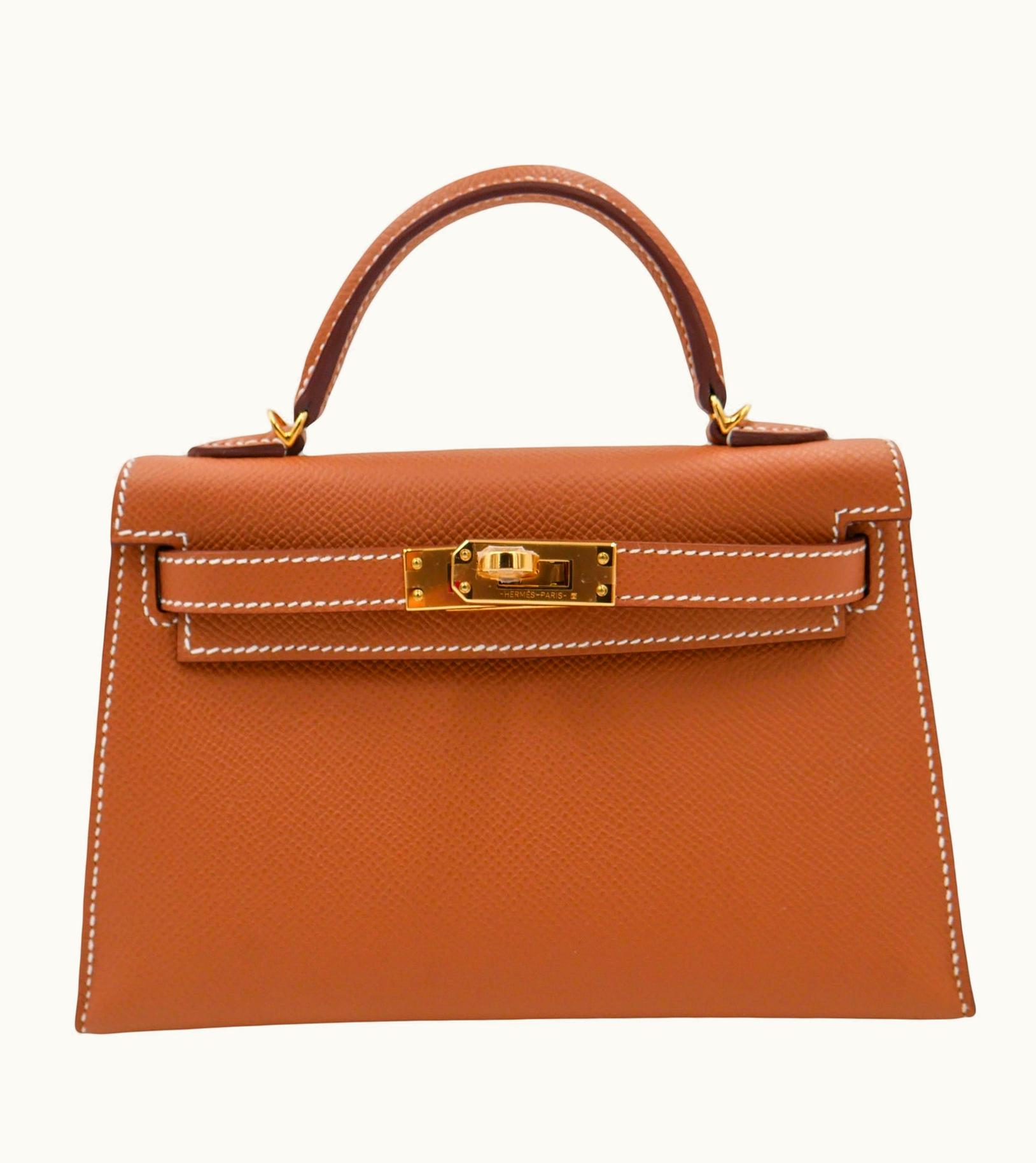 Hermès Hermès Kelly 20cm Mini - Gold - Swift - Sellier - Gold (GHW)