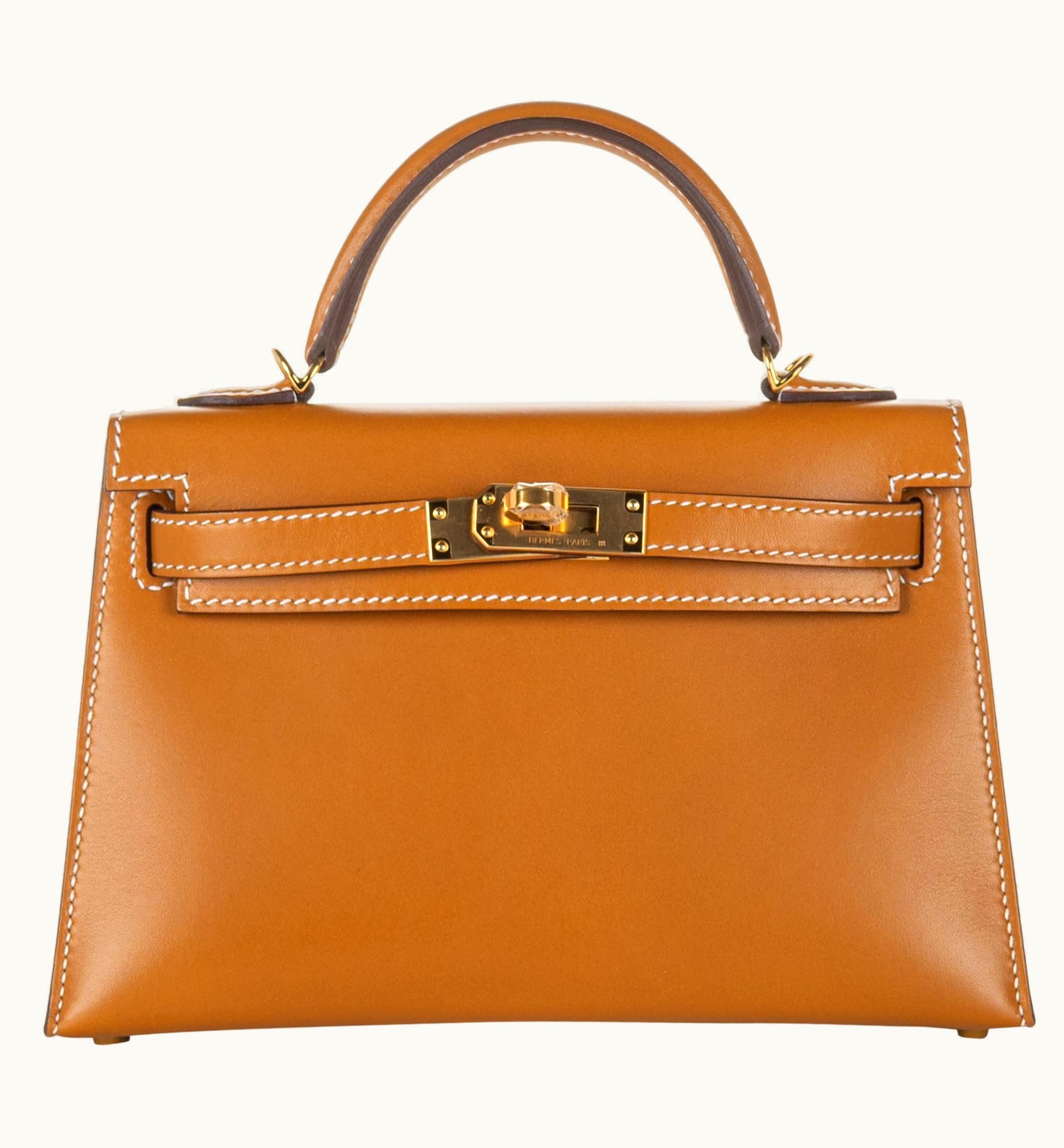 Hermès Hermès Kelly 20cm Mini - Sable - Epsom - Sellier - Gold (GHW)