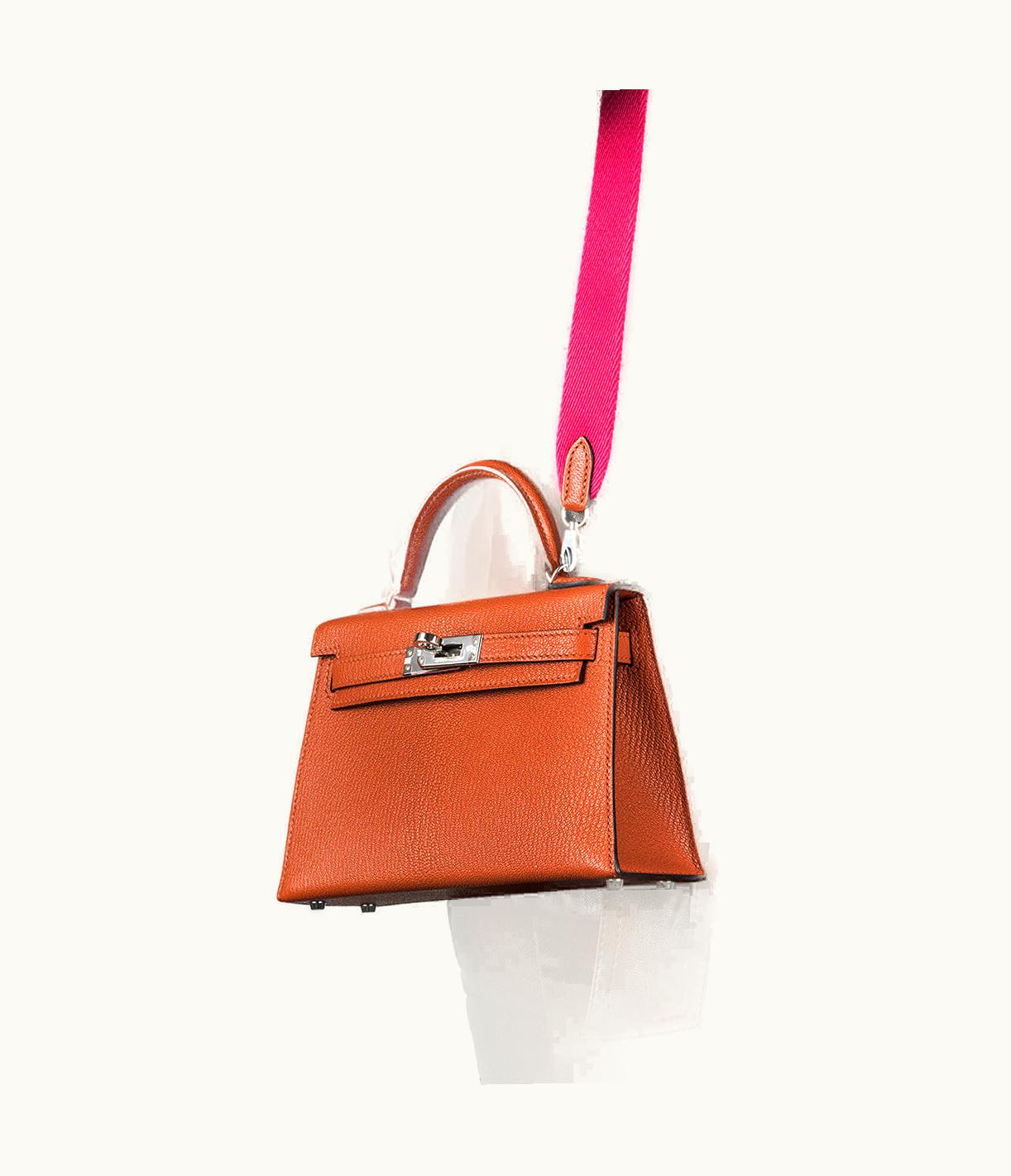Hermès Hermès Kelly 20cm Mini - Cuivre - Swift - Retourne - Palladium (PHW)