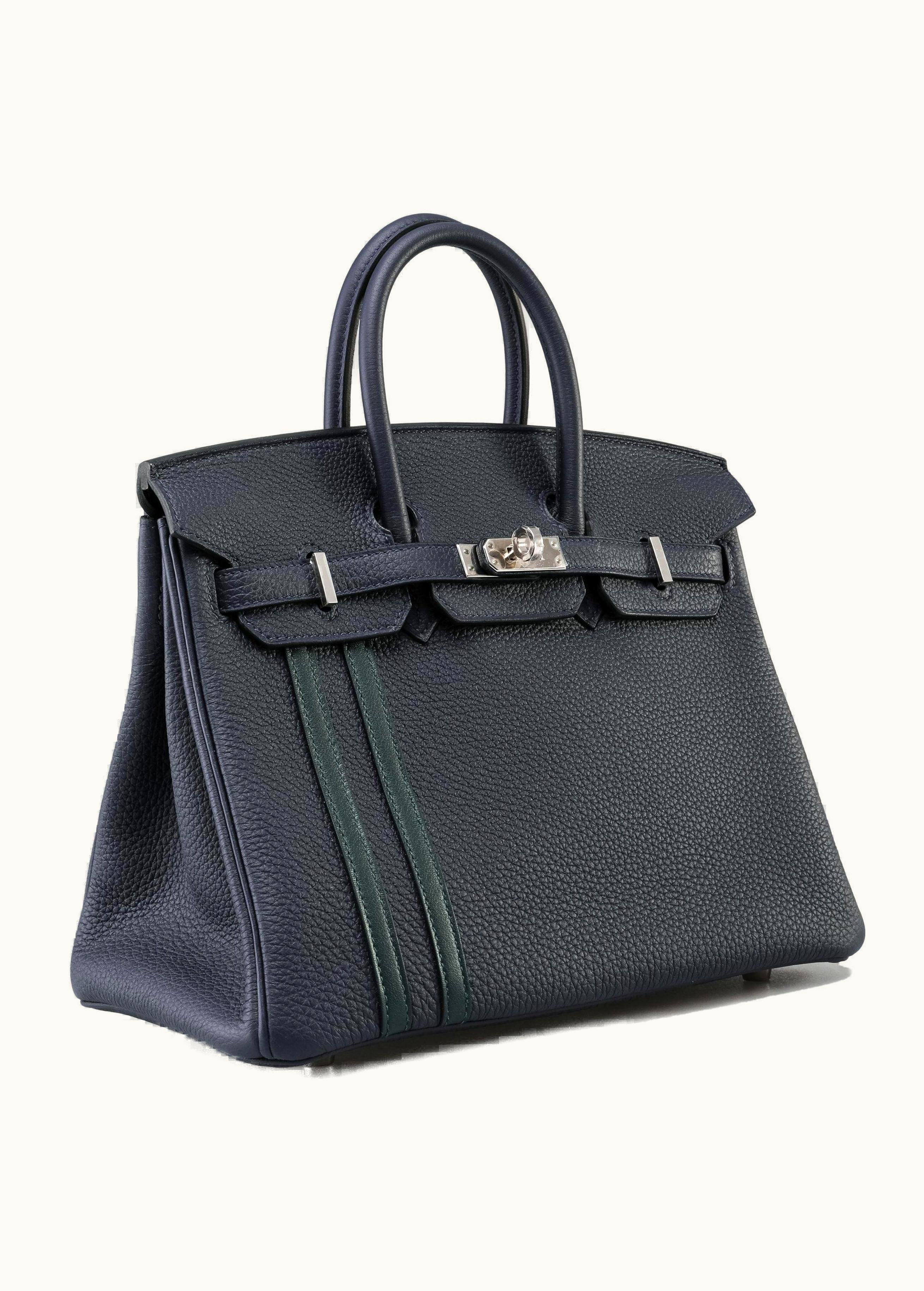 Hermès Hermès Kelly 25cm - Bleu Nuit - Togo - Retourne - Palladium (PHW)
