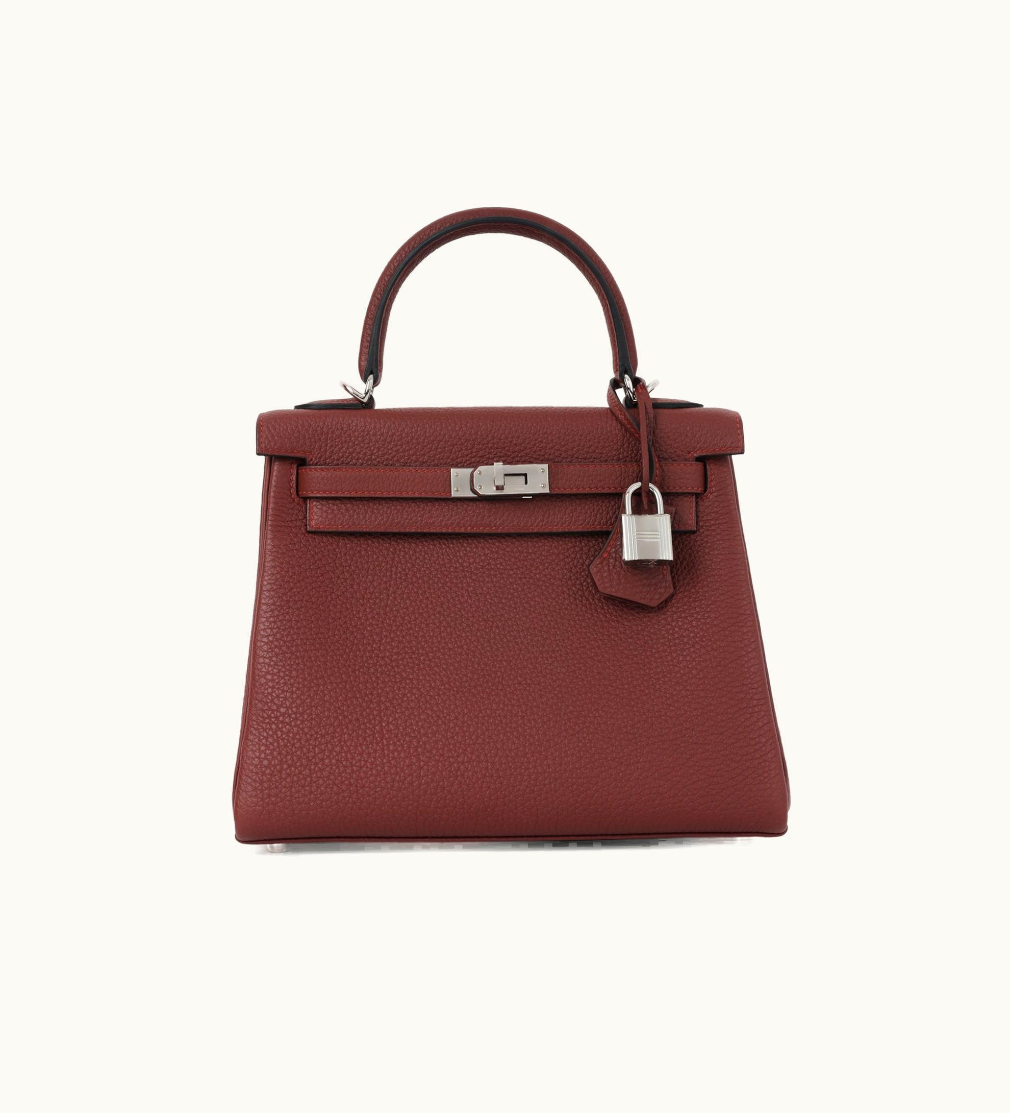 Hermès Hermès Kelly 25cm - Rouge H - Epsom - Sellier - Palladium (PHW)