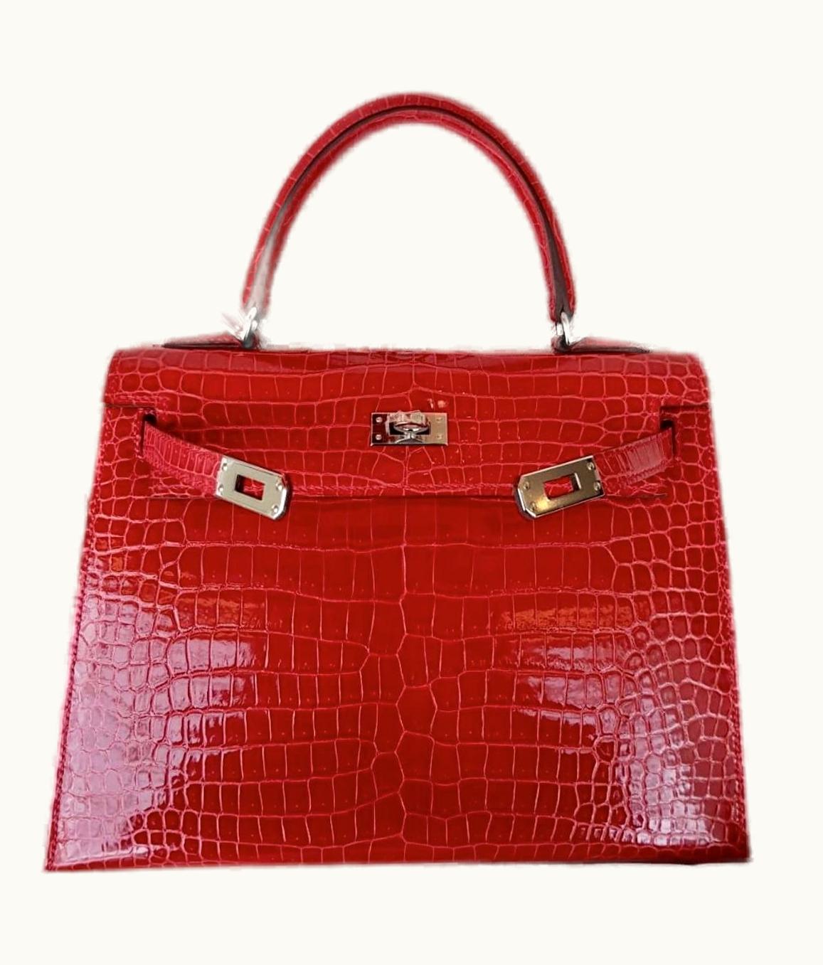 Hermès Hermès Kelly 25cm - Braise - Clemence - Retourne - Palladium (PHW)