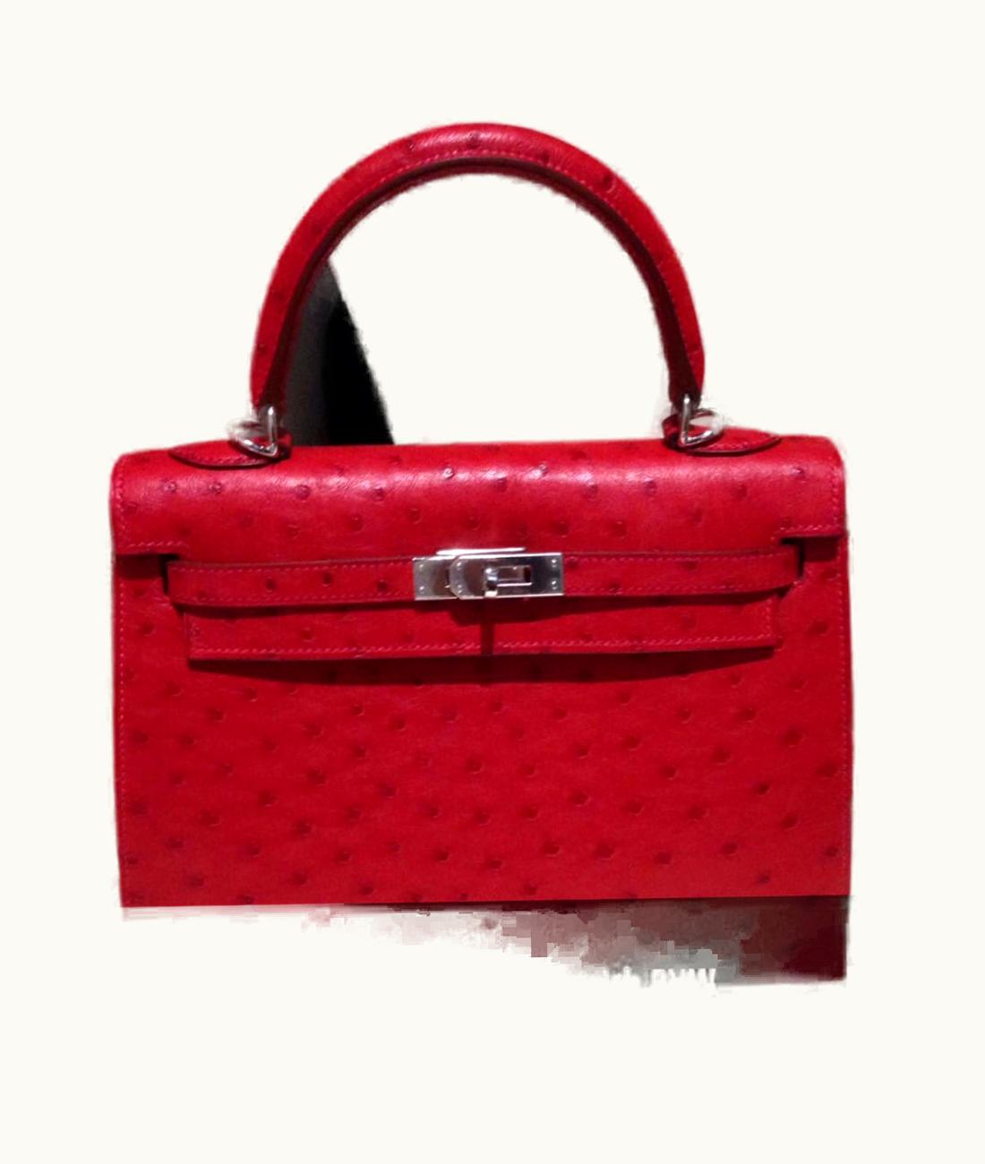 Hermès Hermès Kelly 25cm - Rouge Vif - Clemence - Sellier - Palladium (PHW)