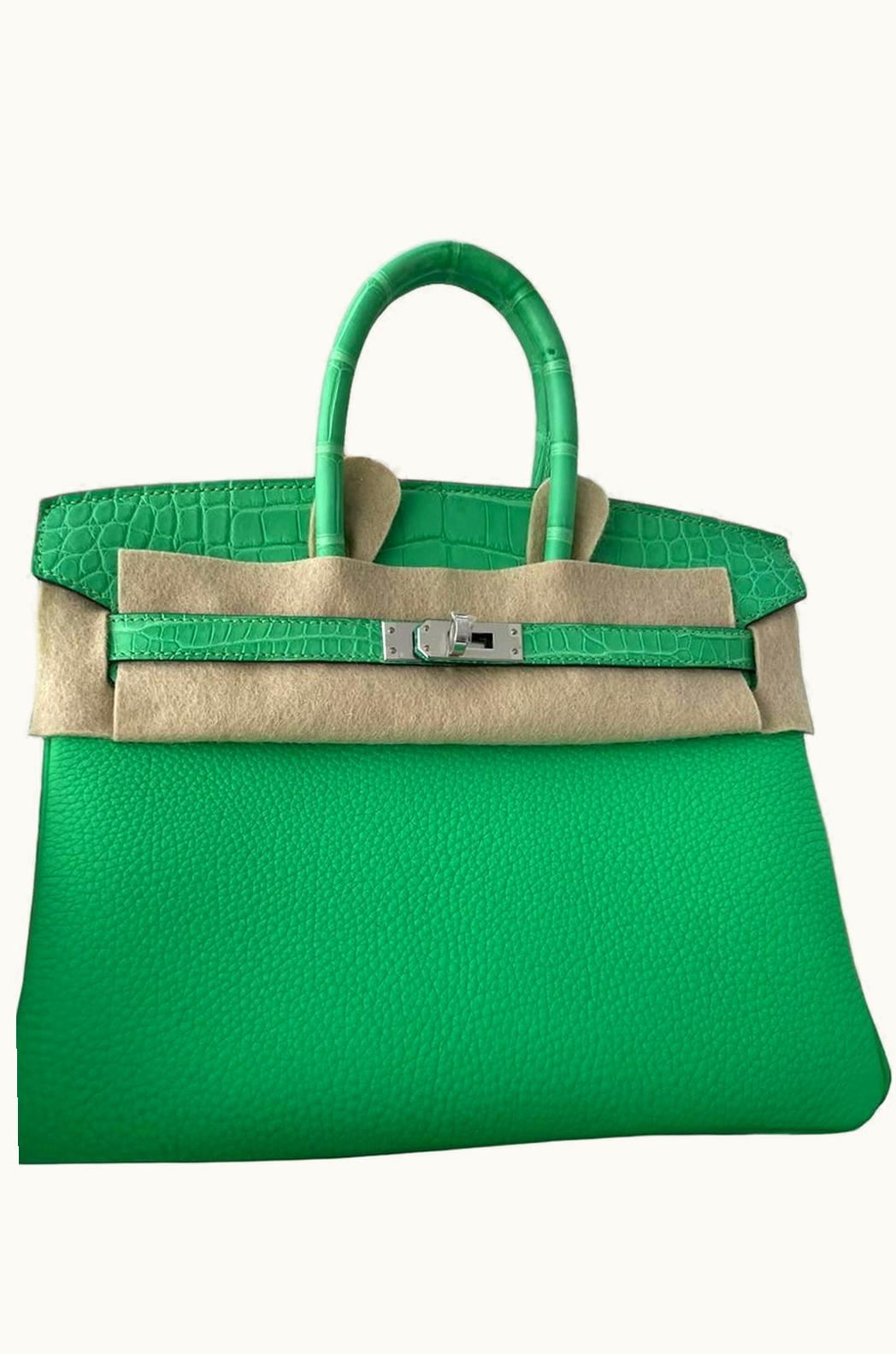 Hermès Hermès Kelly 25cm - Vert Comics - Togo - Sellier - Palladium (PHW)