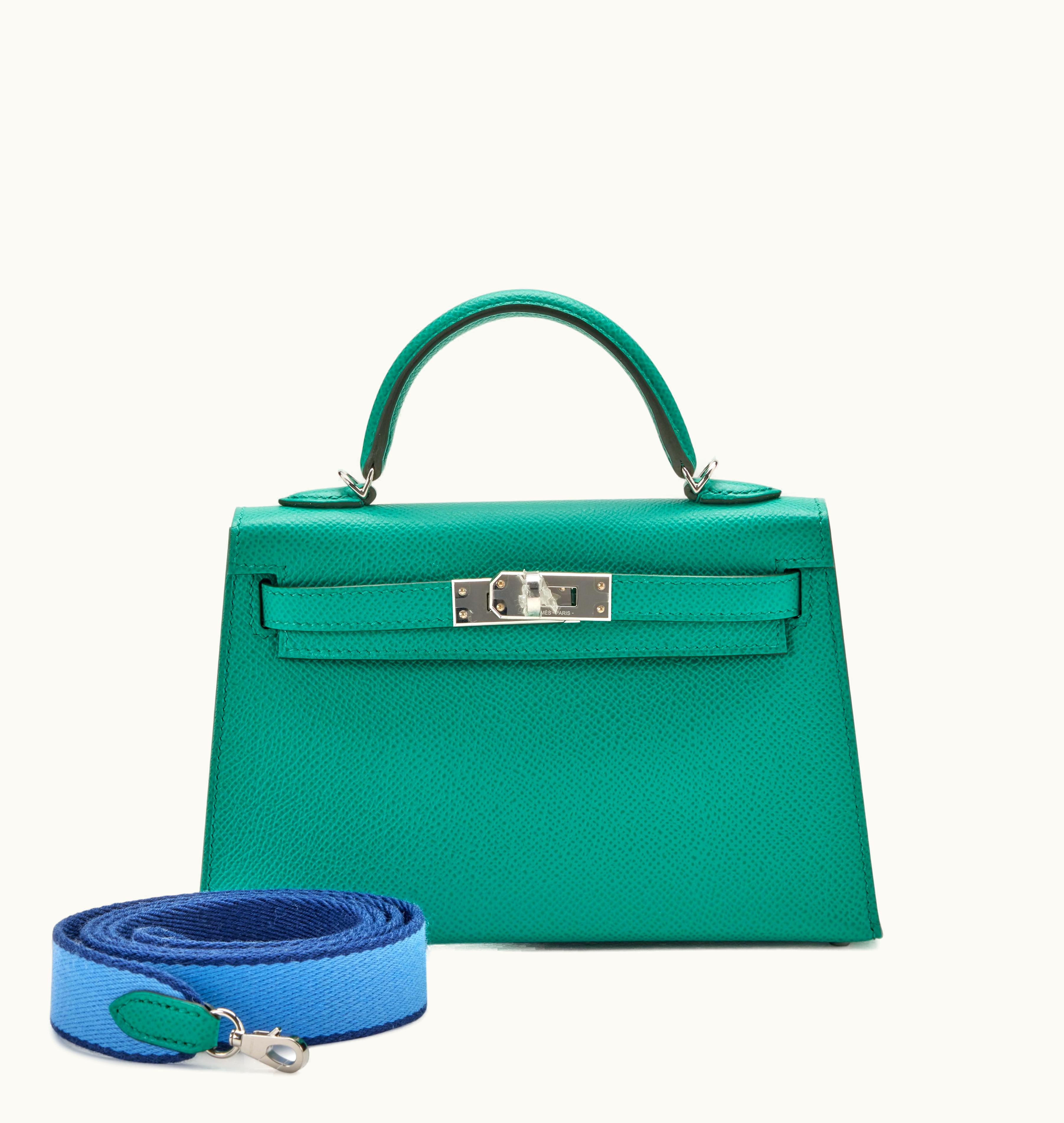 Hermès Hermès Kelly 25cm - Vert Jade - Togo - Retourne - Palladium (PHW)