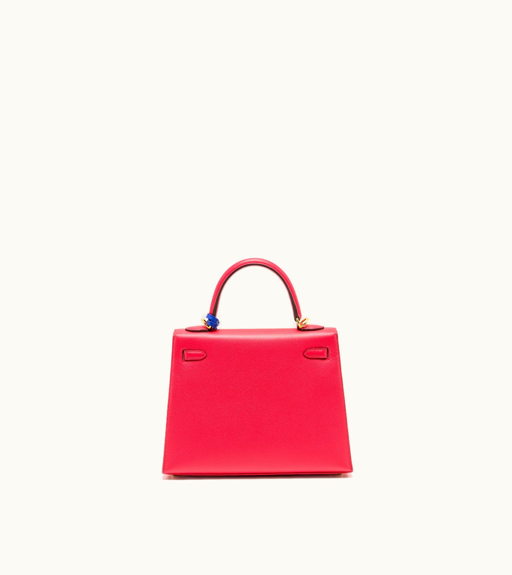 Hermès Hermès Kelly 25cm - Rose Mexico - Swift - Sellier - Gold (GHW)