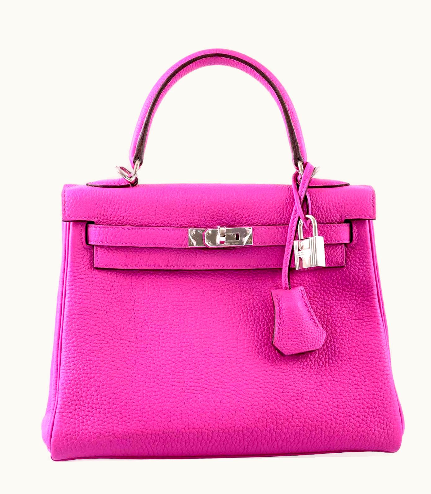 Hermès Hermès Kelly 25cm - Magnolia - Clemence - Sellier - Palladium (PHW)