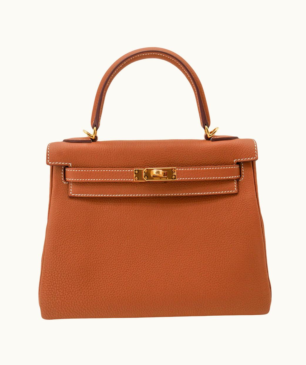 Hermès Hermès Kelly 25cm - Gold - Togo - Retourne - Gold (GHW)