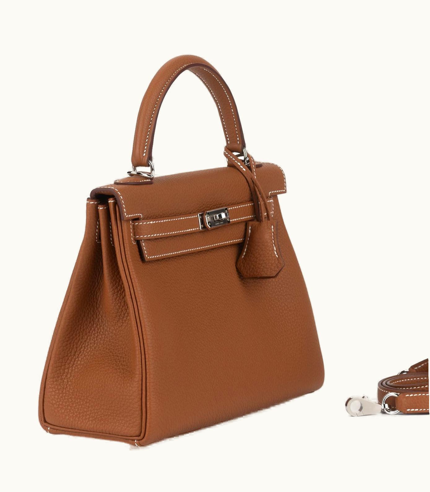 Hermès Hermès Kelly 25cm - Gold - Epsom - Sellier - Palladium (PHW)