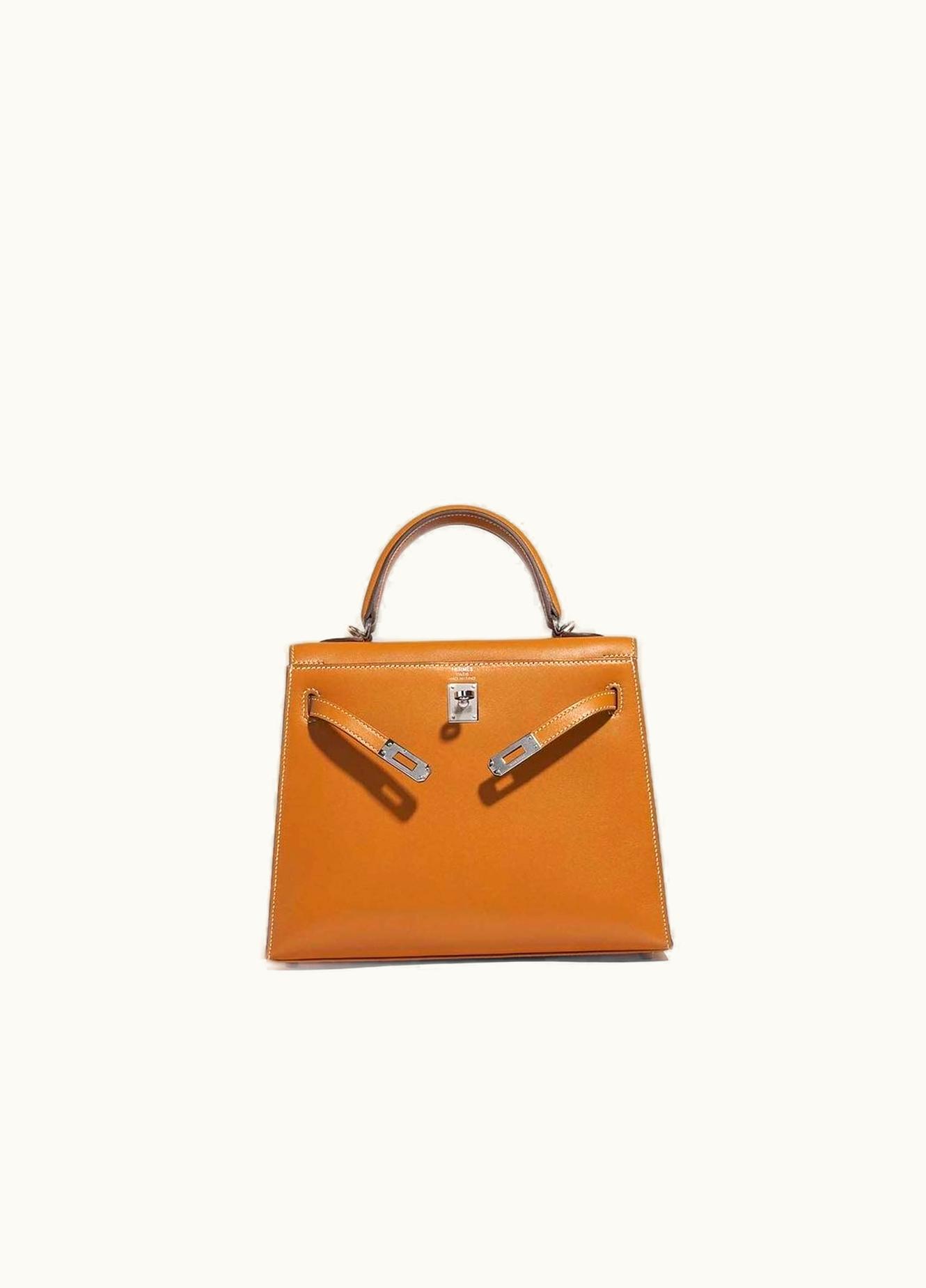 Hermès Hermès Kelly 25cm - Sable - Swift - Retourne - Palladium (PHW)