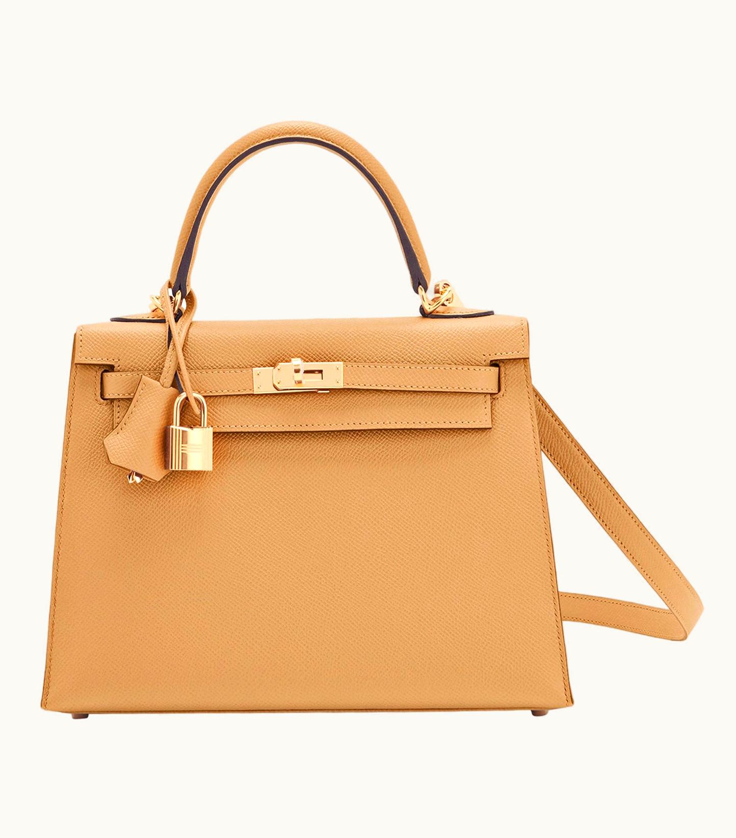 Hermès Hermès Kelly 25cm - Biscuit - Epsom - Sellier - Gold (GHW)