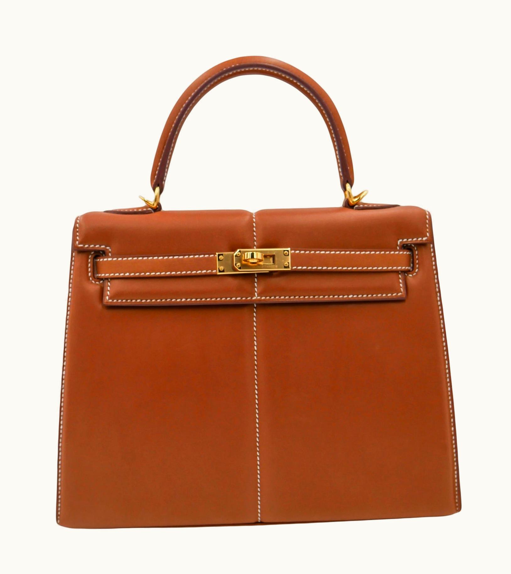 Hermès Hermès Kelly 25cm - Fauve - Clemence - Sellier - Gold (GHW)