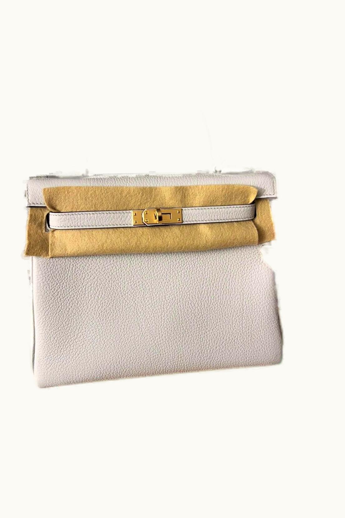 Hermès Hermès Kelly 25cm - Gris Platine - Epsom - Retourne - Gold (GHW)