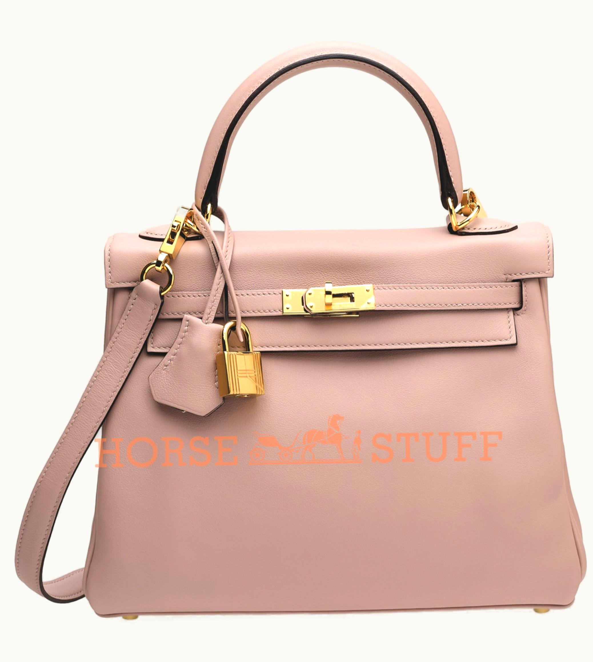 Hermès Hermès Kelly 25cm - Glycine - Clemence - Retourne - Gold (GHW)