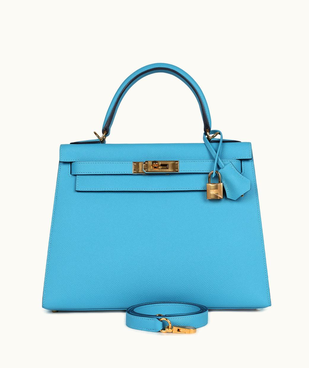 Hermès Hermès Kelly 28cm - Bleu Du Nord - Togo - Sellier - Gold (GHW)