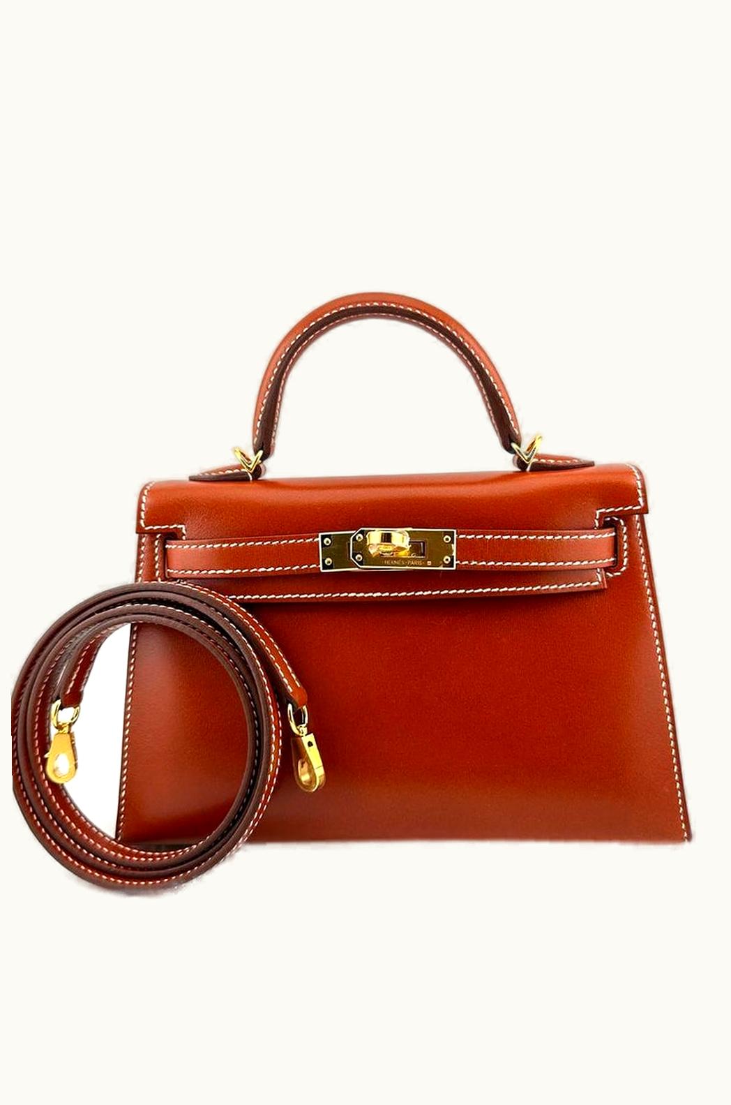 Hermès Hermès Kelly 28cm - Brique - Togo - Sellier - Gold (GHW)