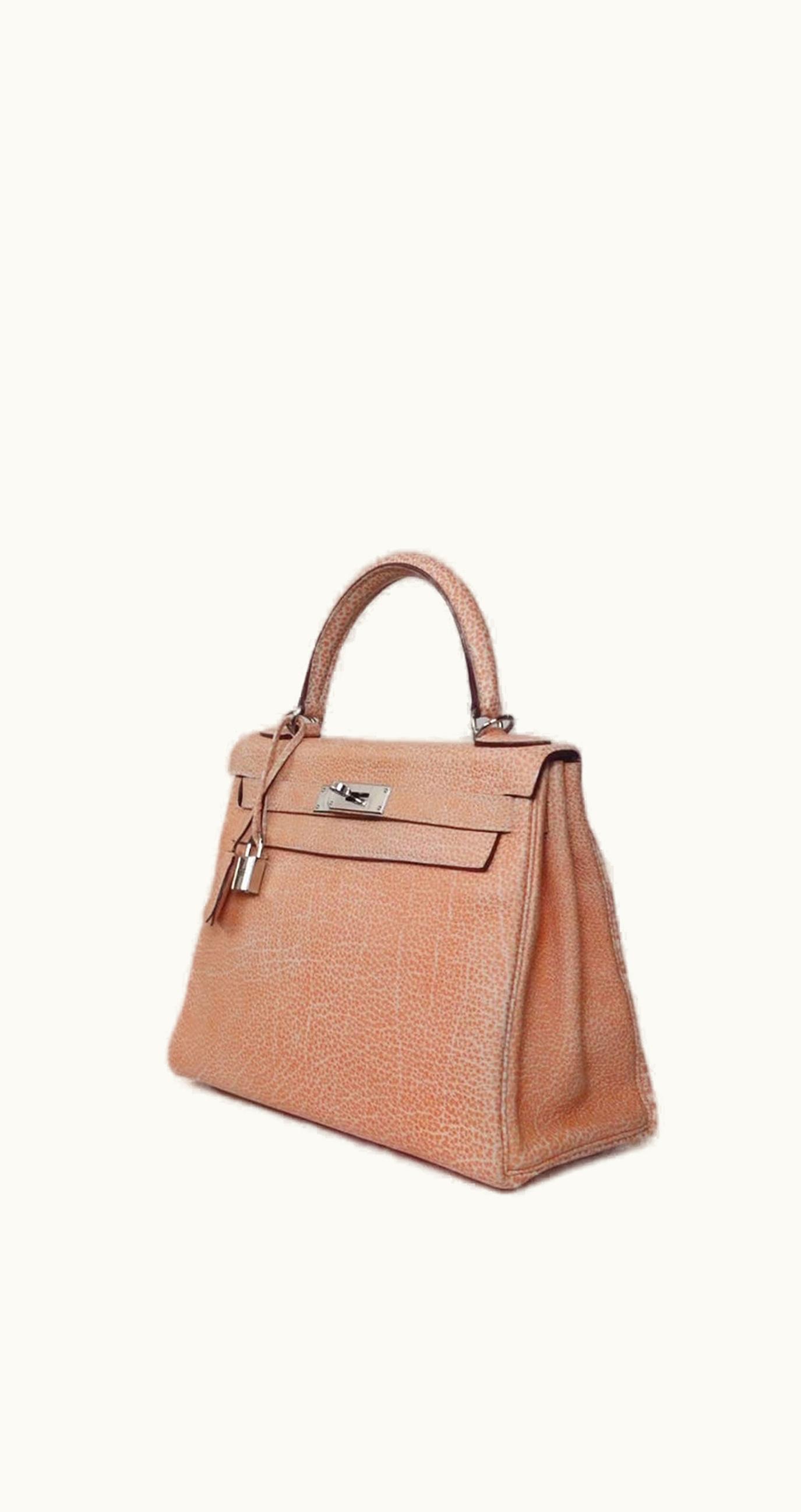 Hermès Hermès Kelly 28cm - Orange H - Epsom - Retourne - Palladium (PHW)