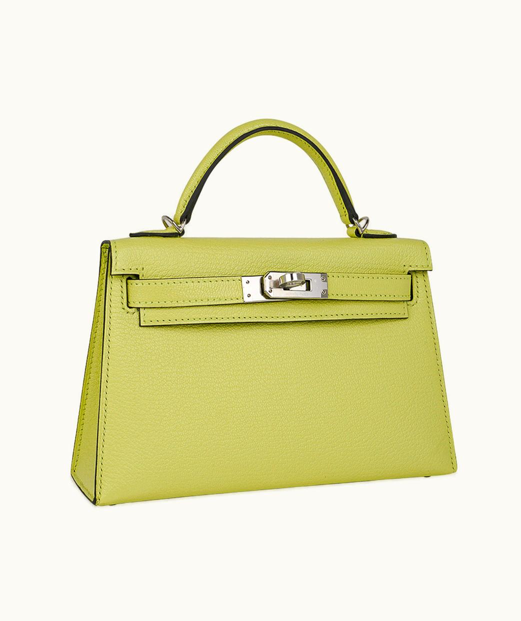 Hermès Hermès Kelly 28cm - Jaune Bourgeon - Togo - Retourne - Palladium (PHW)